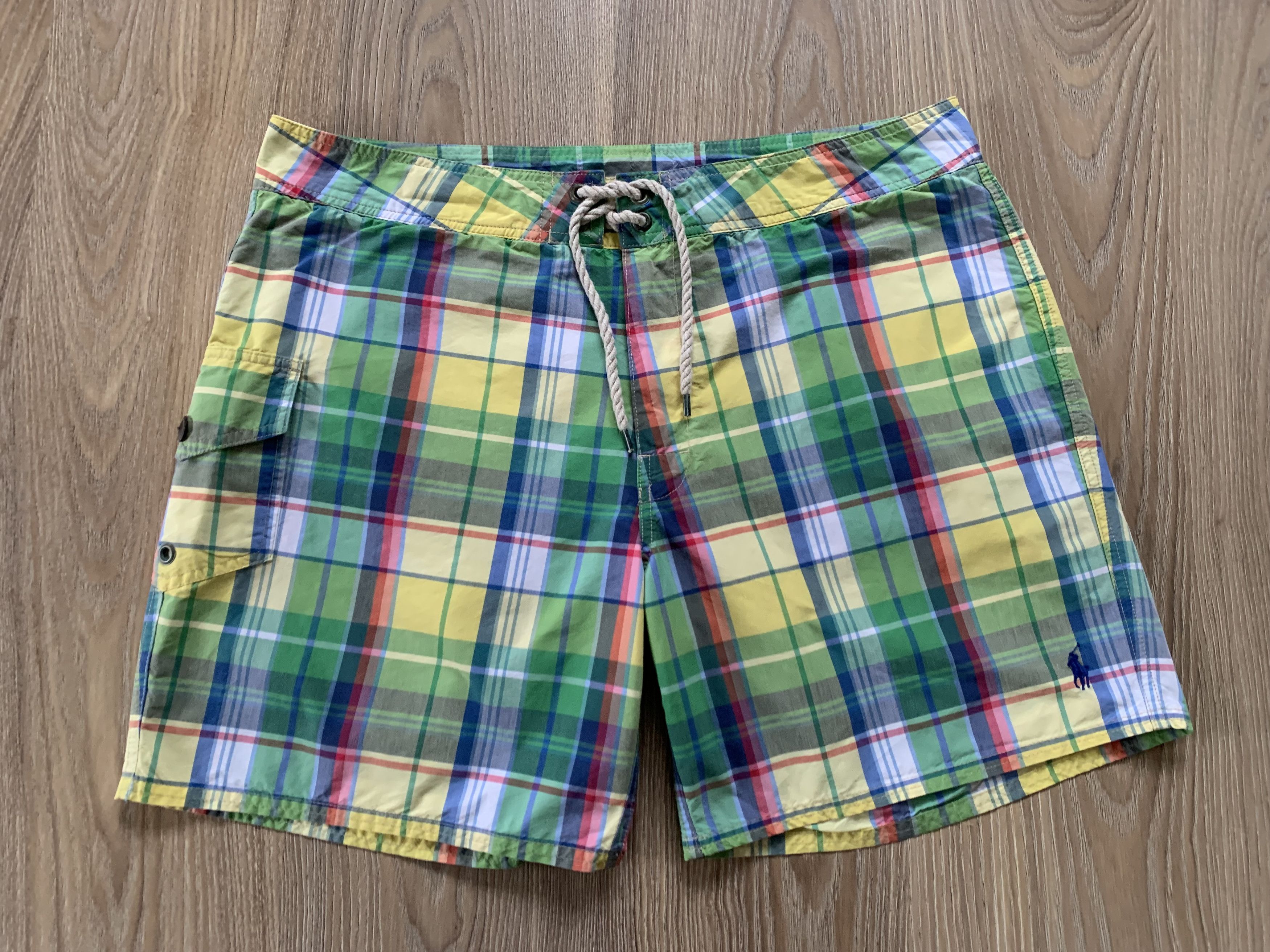 Polo Ralph Lauren Polo Ralph Lauren Multicolor Check Swim Shorts Size US 36 / EU 52 - 2 Thumbnail