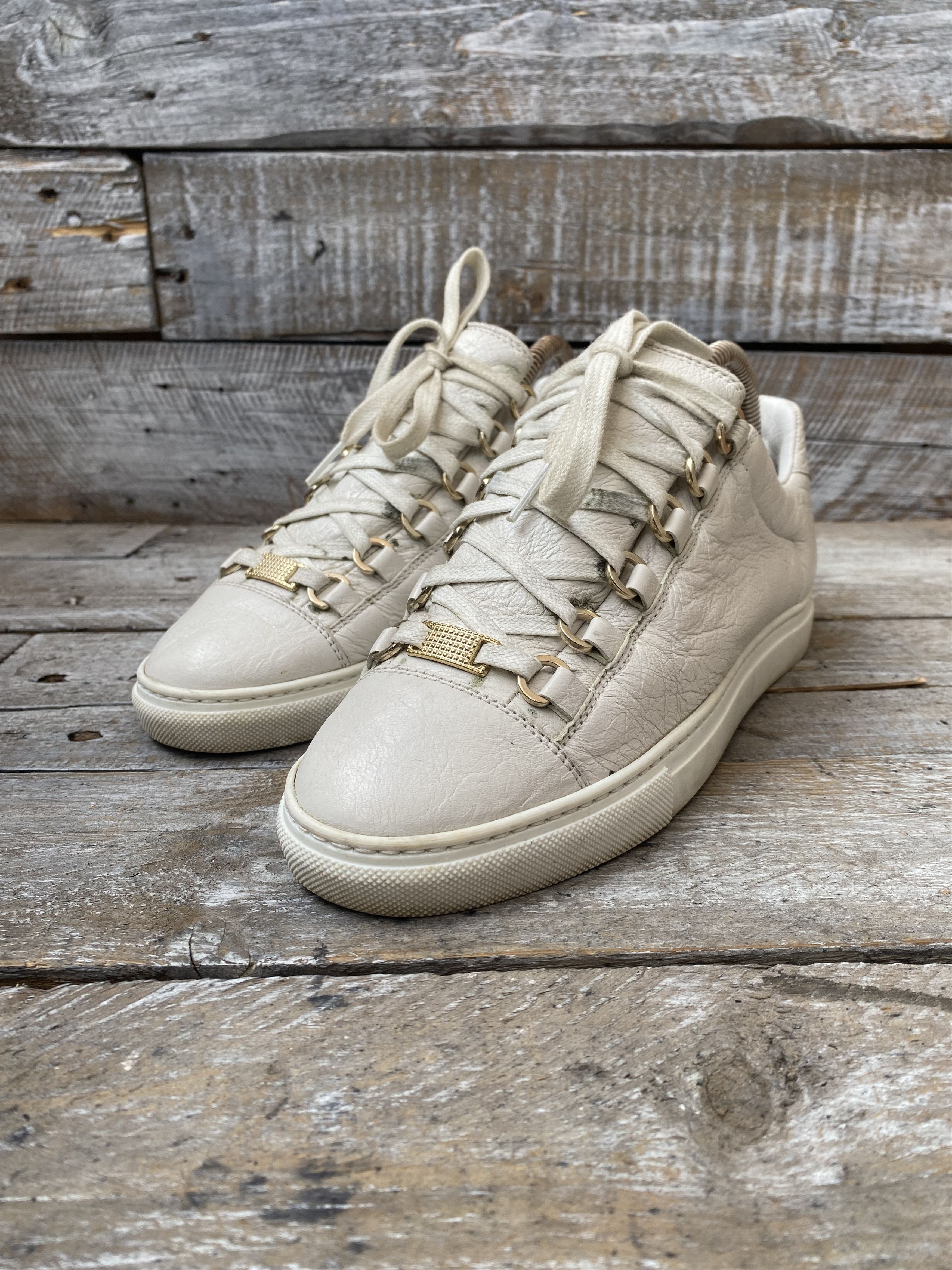 Balenciaga Balenciaga arena white low-top sneakers sz 36 Size US 6 / IT 36 - 5 Thumbnail