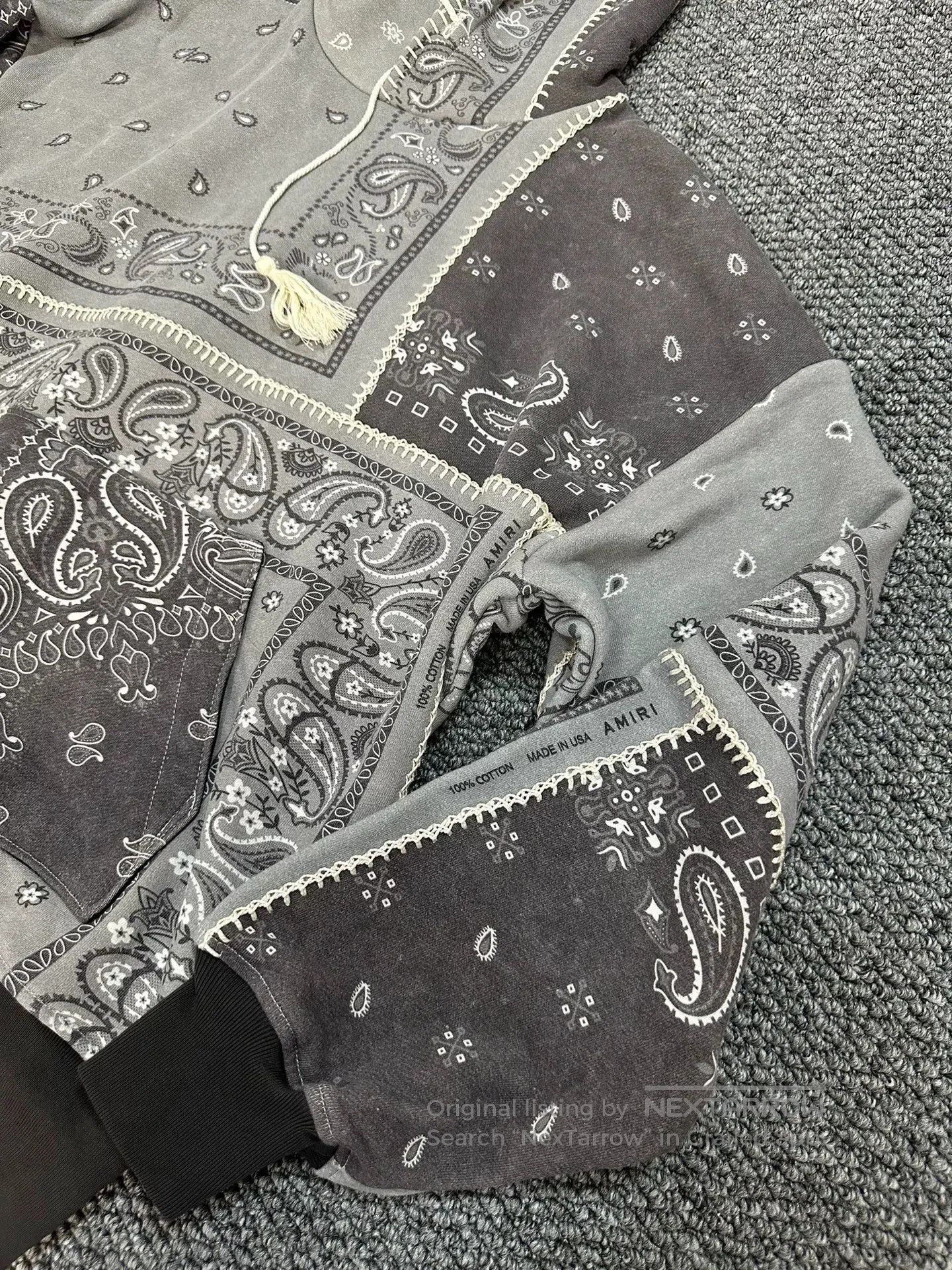Amiri Amiri Paisley Patchwork Hoodie. Size US S / EU 44-46 / 1 - 2 Thumbnail