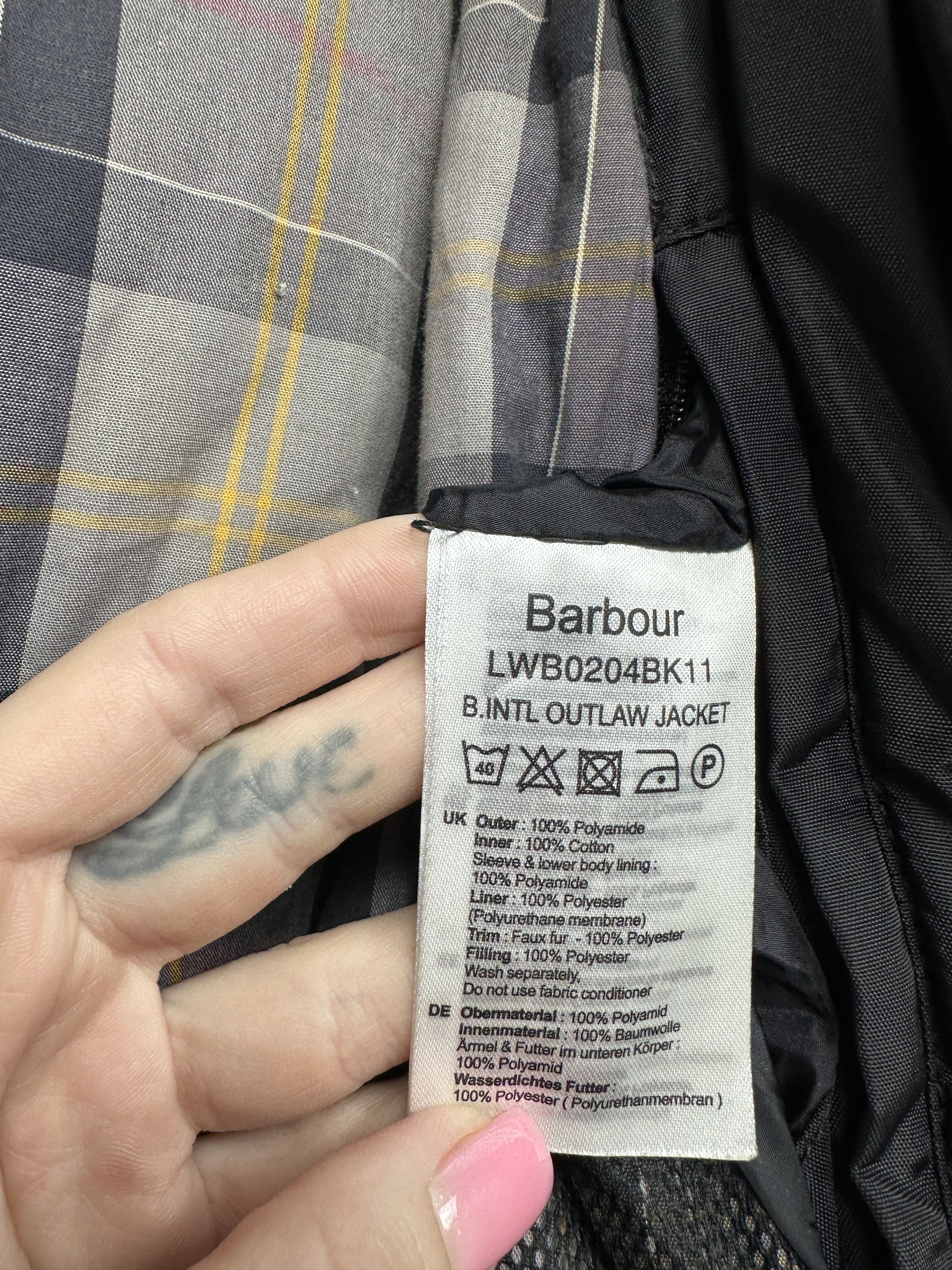 Barbour Barbour International Vintage Womens Outlaw Jacket Size M / US 6-8 / IT 42-44 - 5 Thumbnail