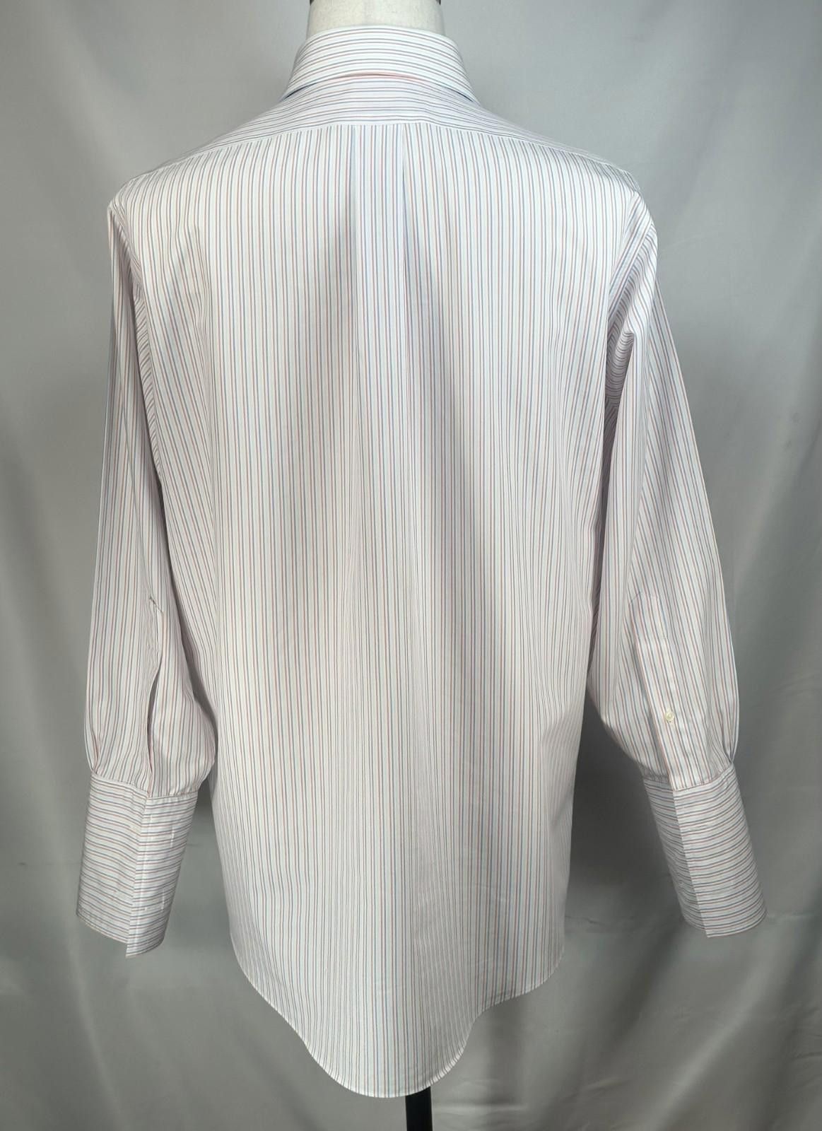 Brooks Brothers Brooks Brothers Striped Non Iron 100% Cotton Button Up Men M Size 38R - 2 Thumbnail