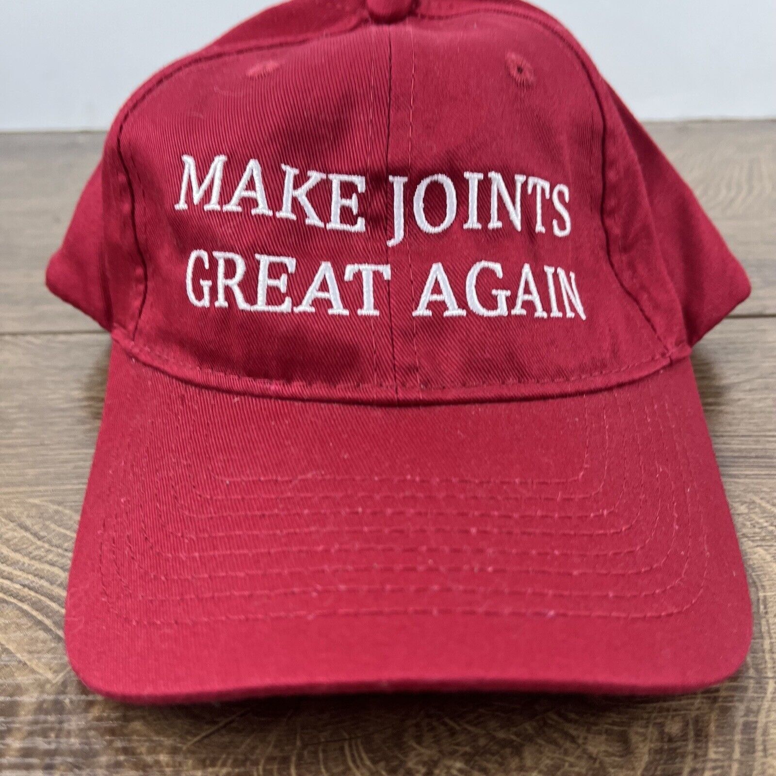 Other Make Joints Great Again Hat Red Hat Adjustable Hat Red Adult Size ONE SIZE - 6 Thumbnail