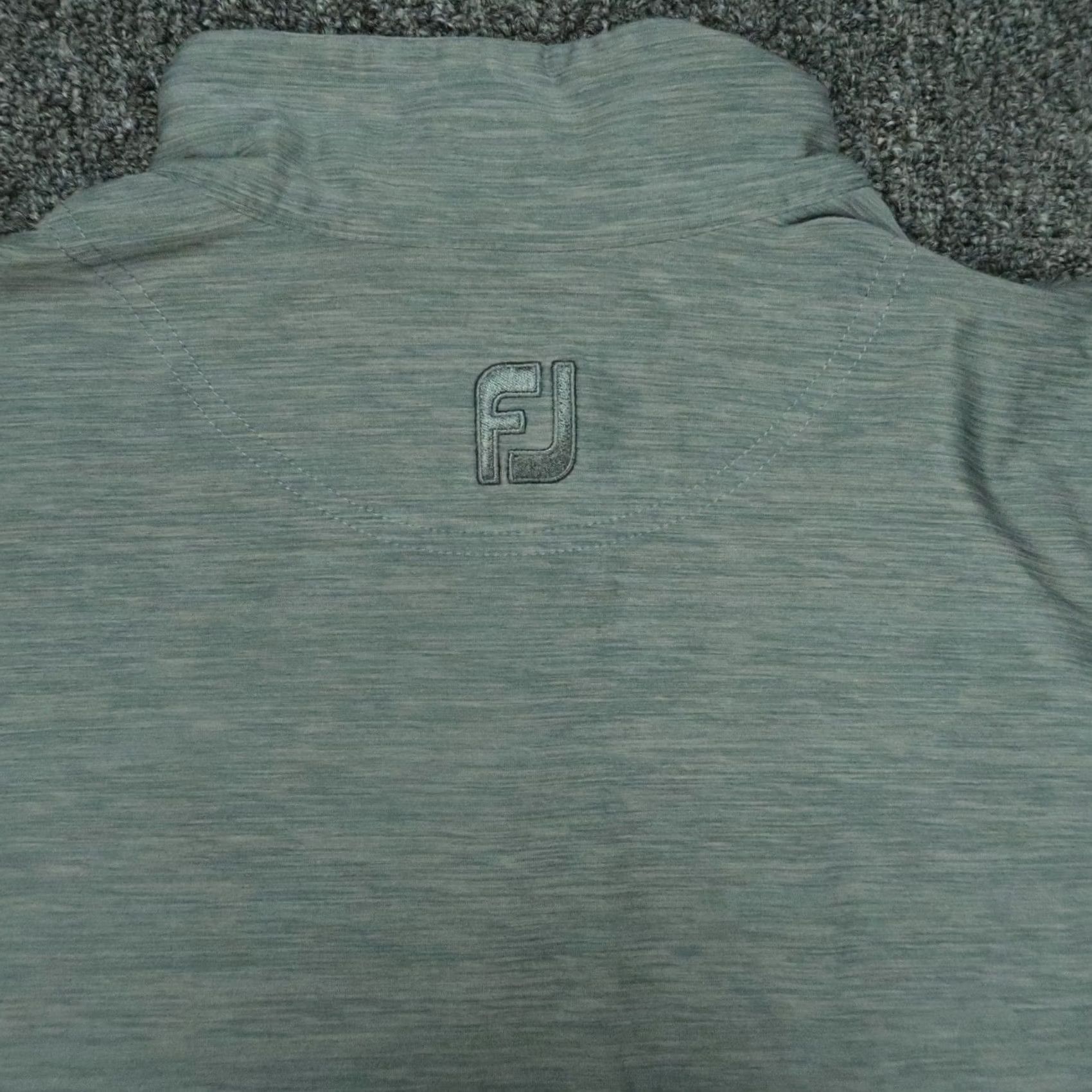 Footjoy FootJoy Pullover Men Small Green Performance Quarter Zip Golf Stretch Shirt Size US S / EU 44-46 / 1 - 6 Thumbnail