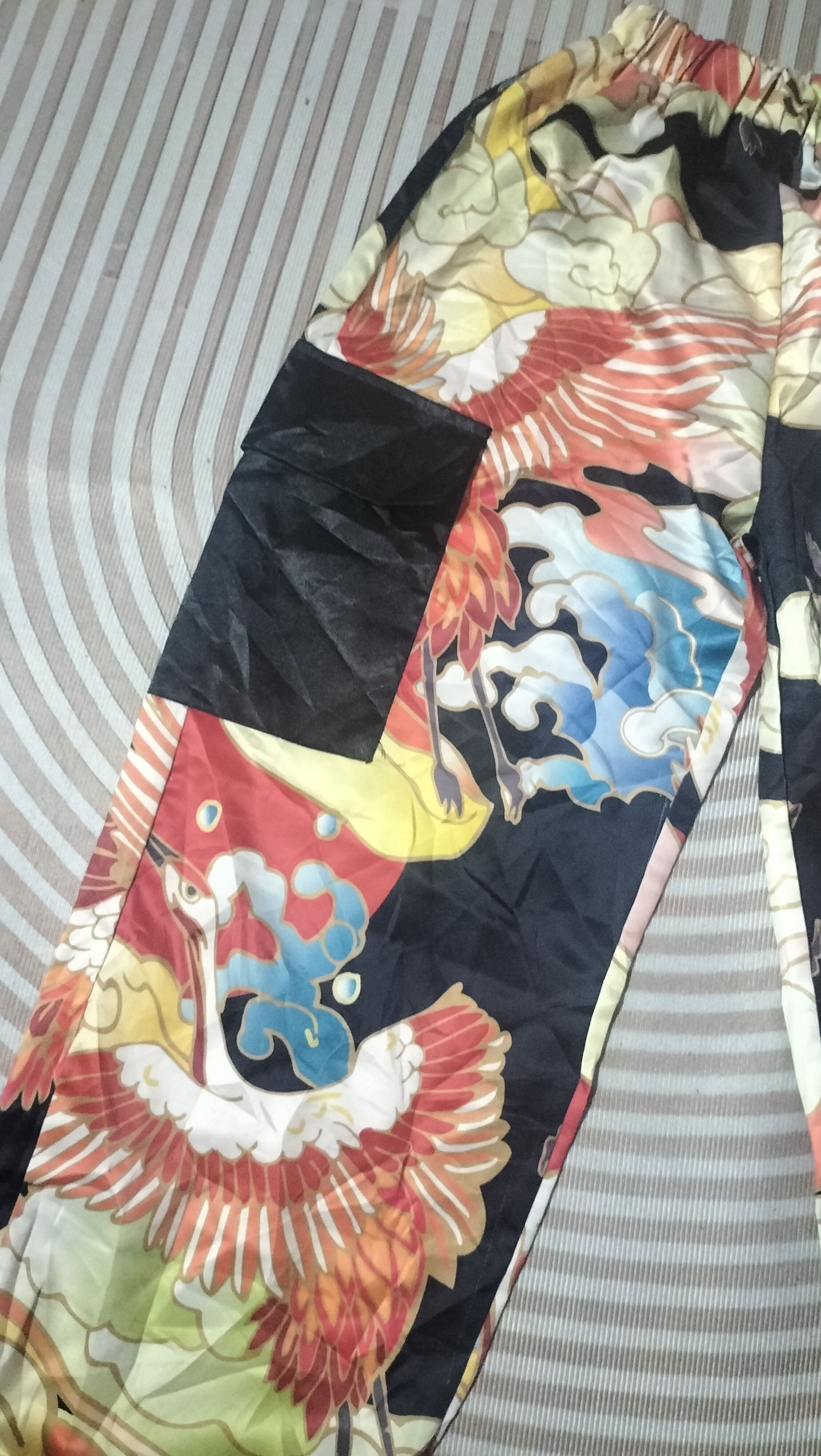 Japanese Brand Hip-hop Wild Sukajan Satin Japanese Street fashion Size 28" / US 6 / IT 42 - 5 Thumbnail
