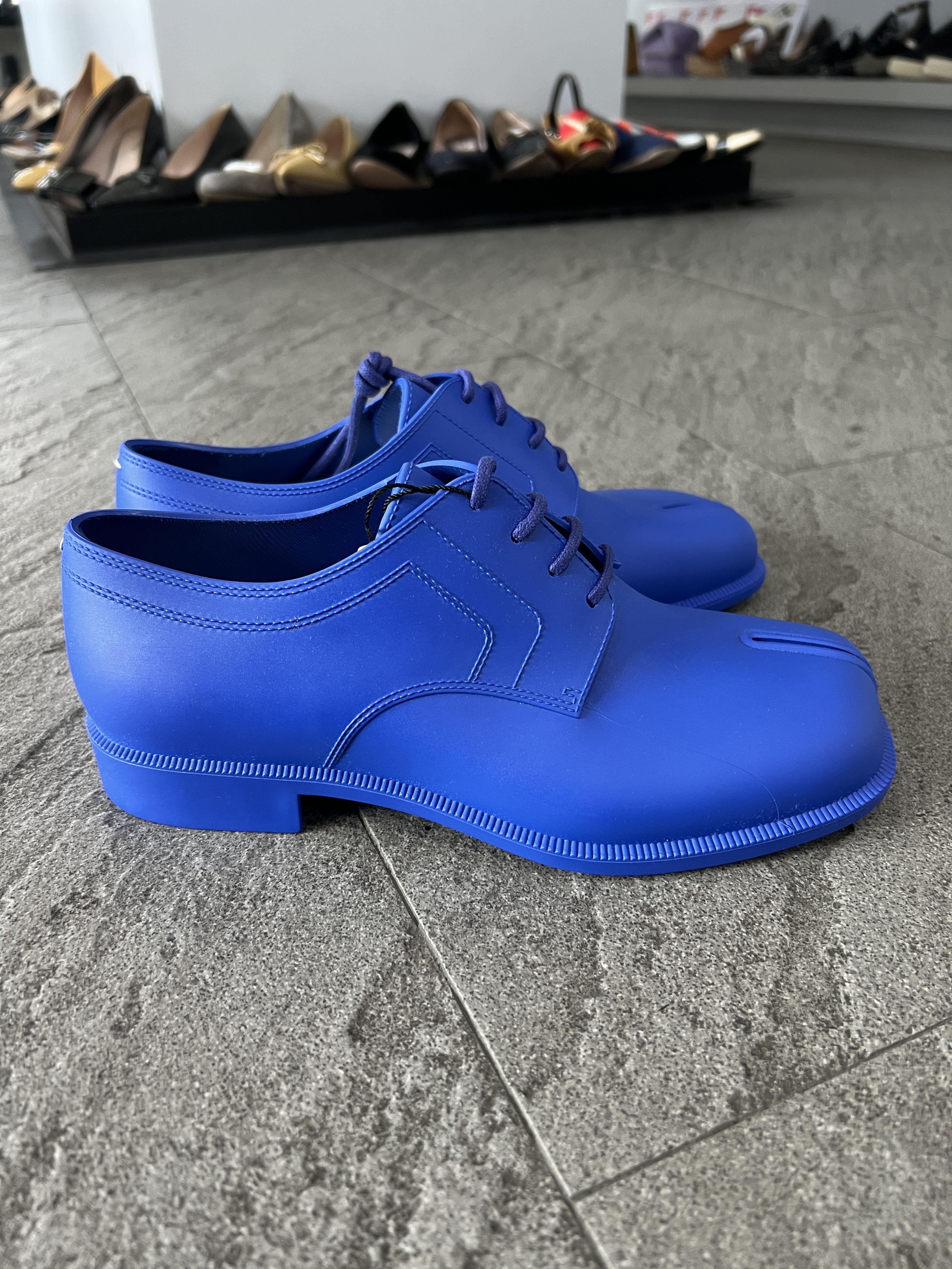 Maison Margiela Maison Margiela Tabi Lace Up Shoes Blue EU37 New Size US 7 / IT 37 - 4 Thumbnail