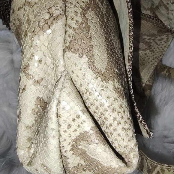 Vintage vintage Sharif snake textured handbag Size ONE SIZE - 8 Thumbnail