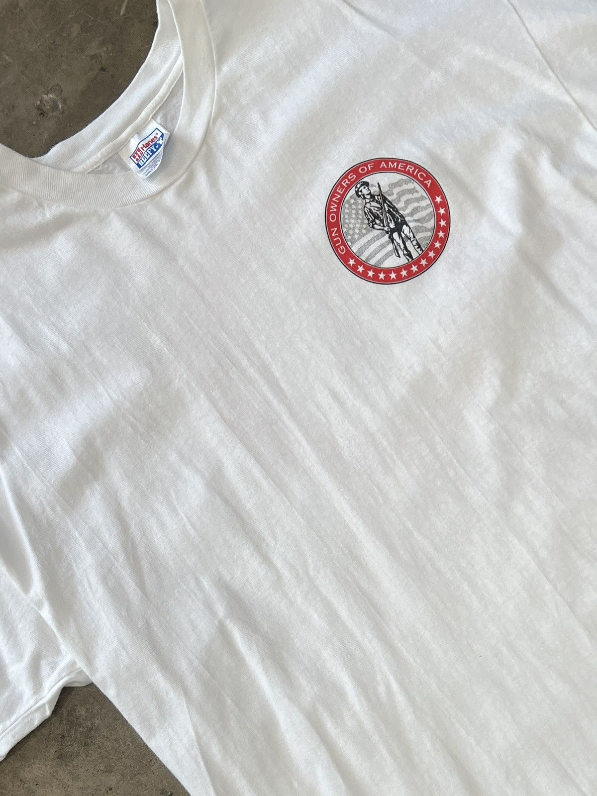 Vintage Vintage Gun Owners of America Privilege Not a Right Tee XXL Size US XXL / EU 58 / 5 - 4 Thumbnail