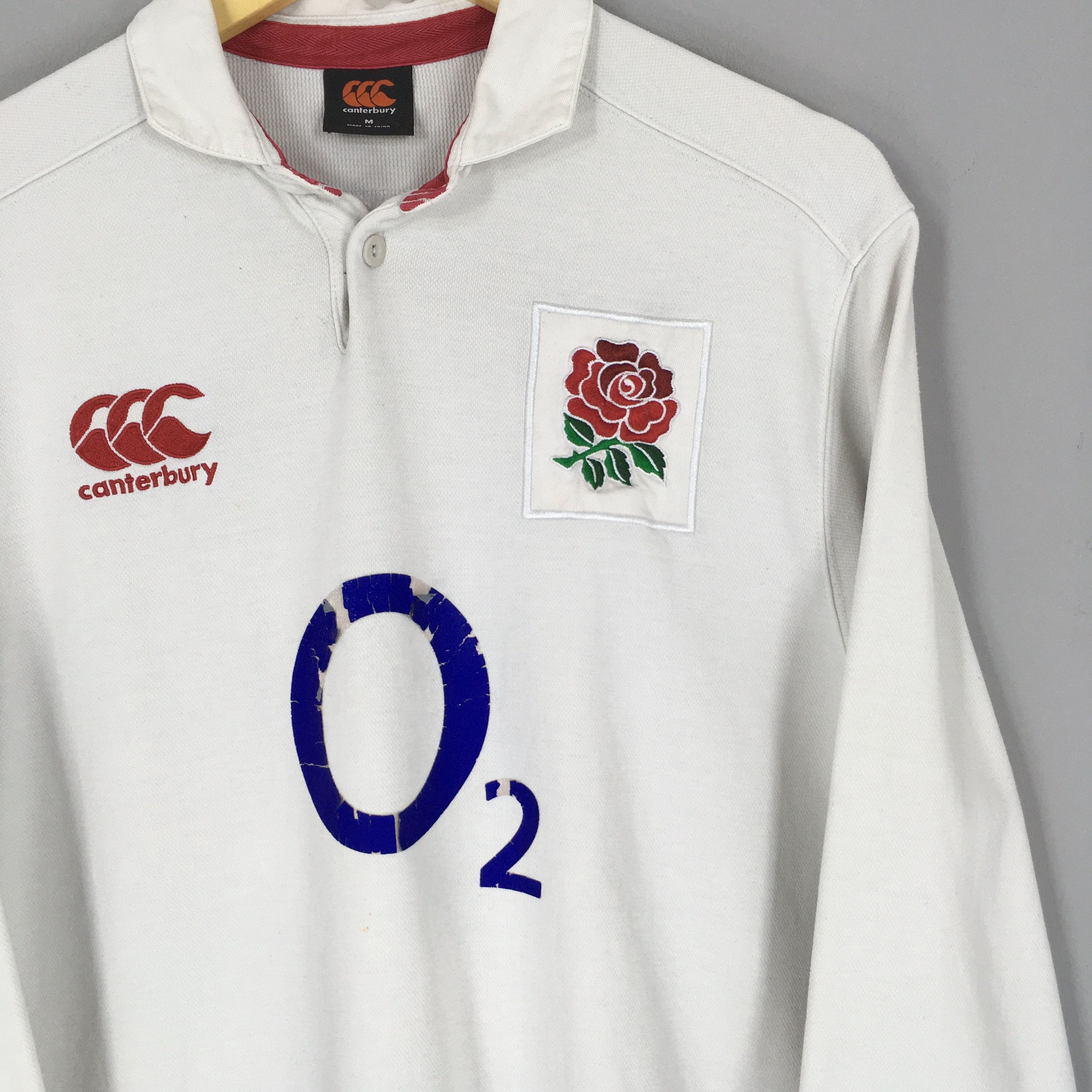 Canterbury of New Zealand Vintage Canterbury England Home Rugby Union Shirt Medium Size US M / EU 48-50 / 2 - 2 Thumbnail
