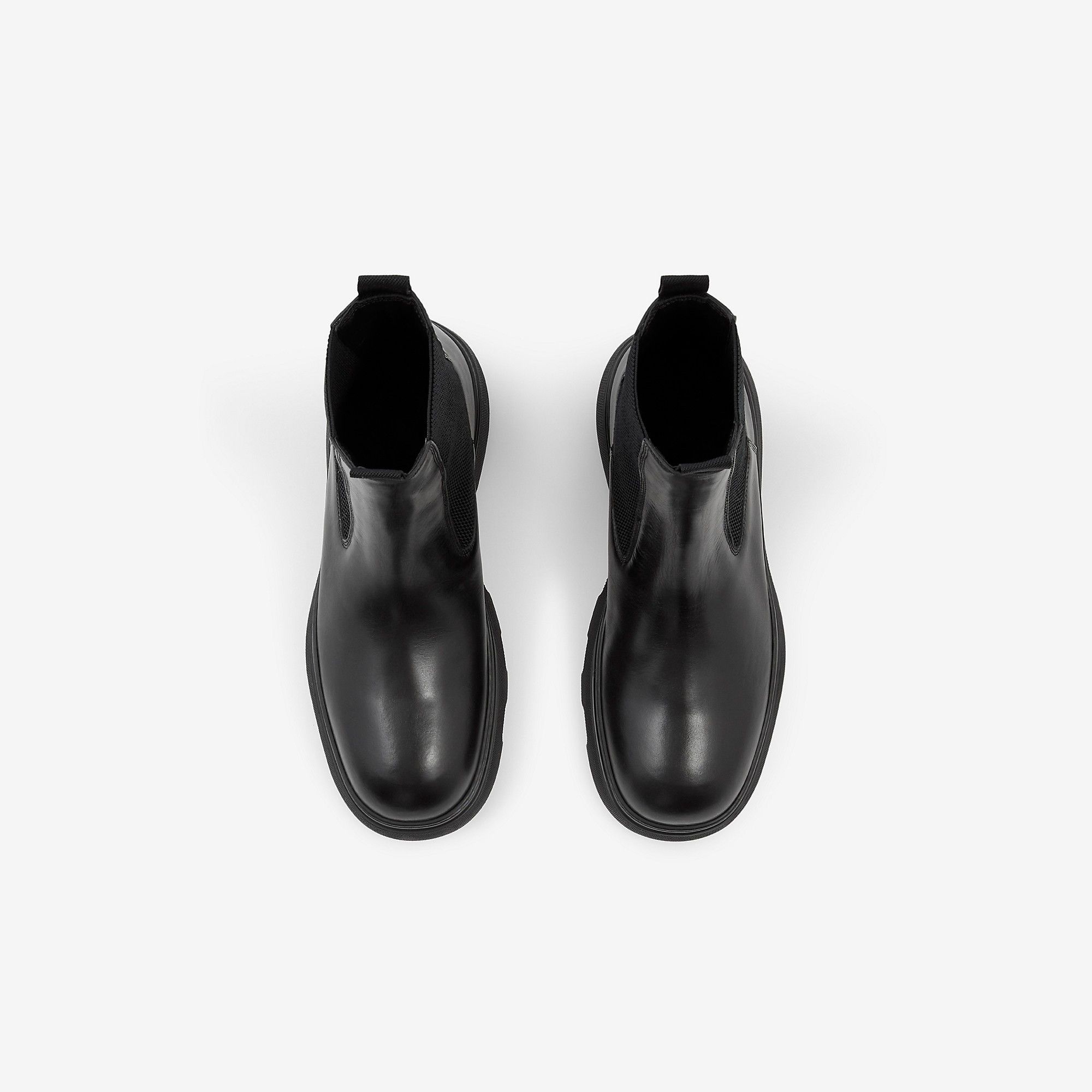 Burberry o1w1db10125 Leather Creeper Chelsea Boots in Black Size US 9 / EU 42 - 5 Thumbnail
