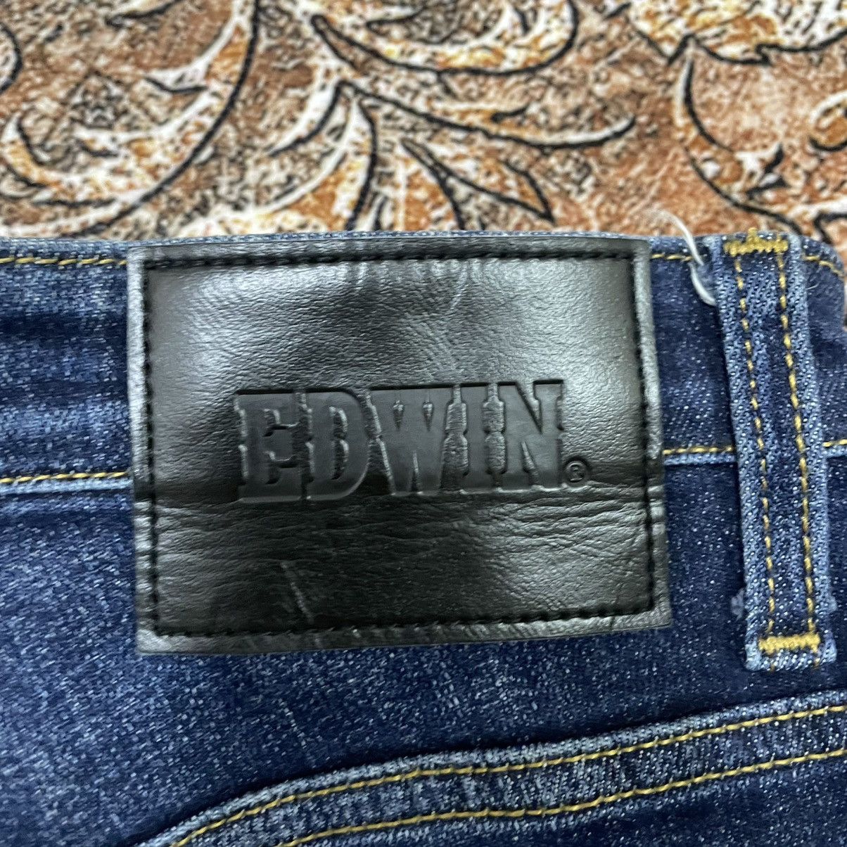 Edwin 🔥Vintage Edwin Black Tab Stoned Washed Distress Flare Jeans Size US 31 - 11 Thumbnail
