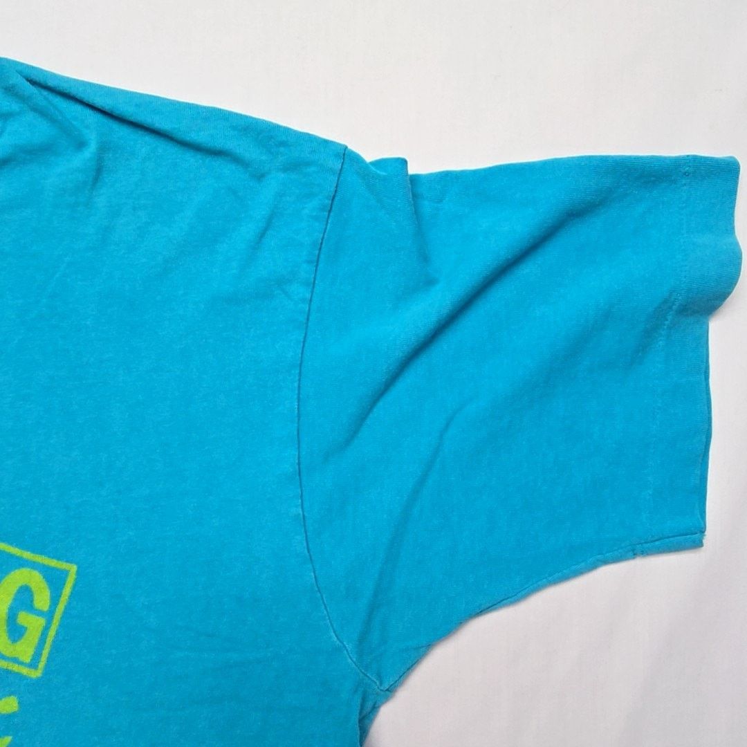Fruit Of The Loom Vintage Young Not Shirt Graphic Tee Blue 90s XL USA Made Size US XL / EU 56 / 4 - 7 Thumbnail