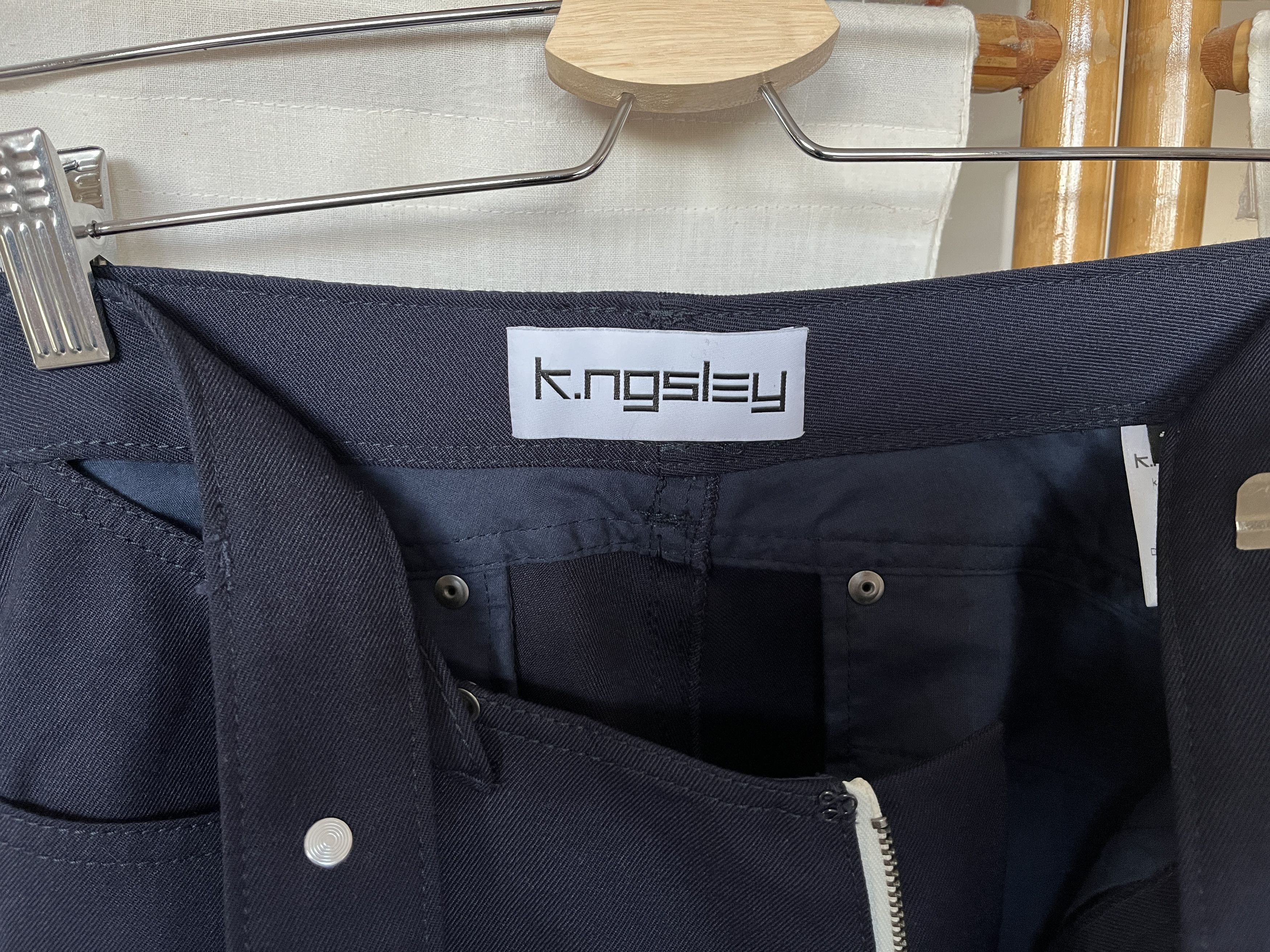 Other k.ngsley "Racehim" trousers. Navy. Small/28 Size US 28 / EU 44 - 3 Thumbnail