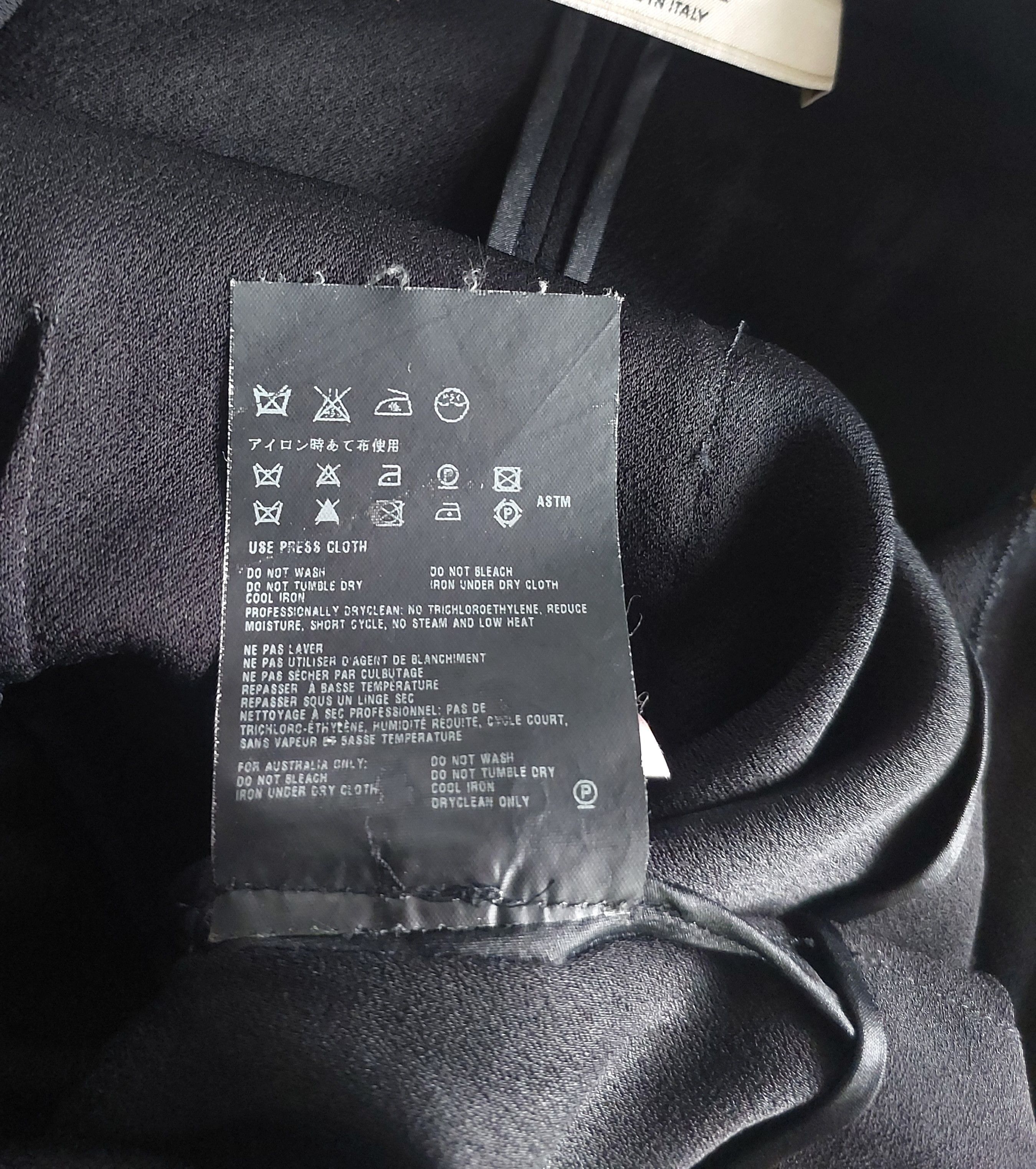 Prada Vintage x Prada Black Wool Jacket With Gold Trim Size S / US 4 / IT 40 - 18 Thumbnail