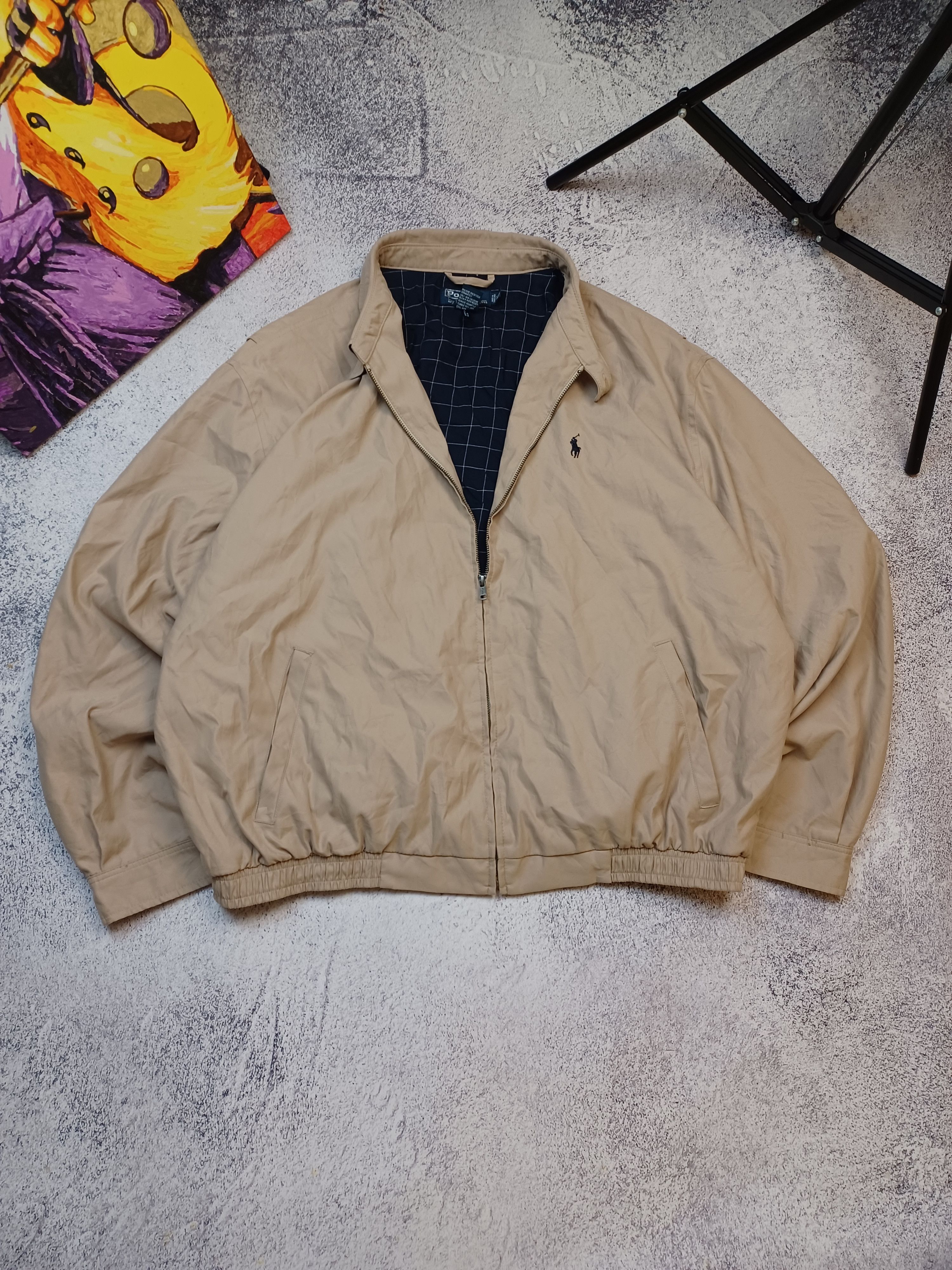 Polo Ralph Lauren × Vintage Vintage Polo Ralph Lauren Plaid Lined Collared Jacket Size US XXL / EU 58 / 5 - 2 Thumbnail