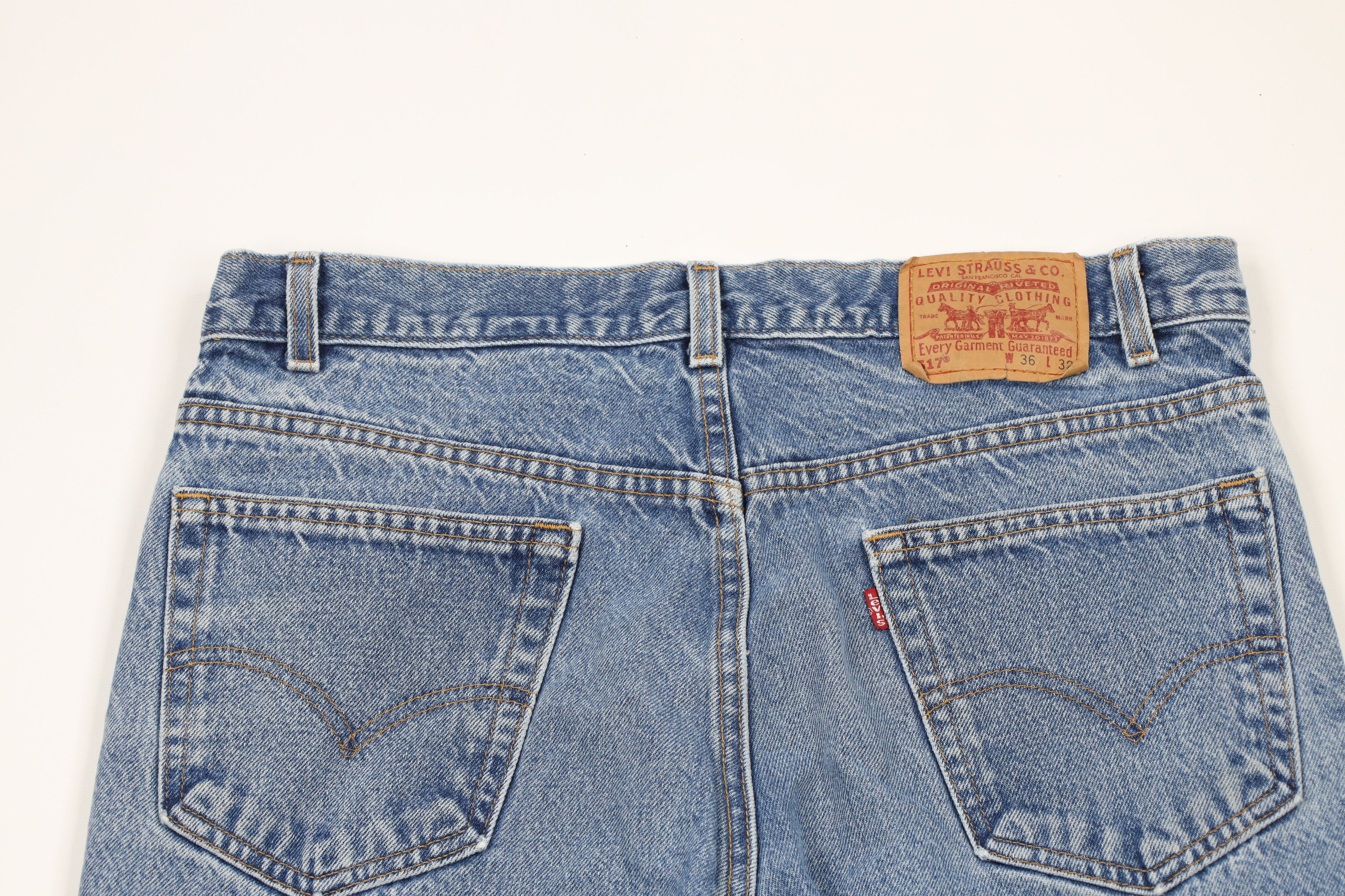 Levi's Vintage Y2K 2001 Levis 517 Flared Bootcut Denim Jeans USA Size US 38 / EU 54 - 11 Thumbnail