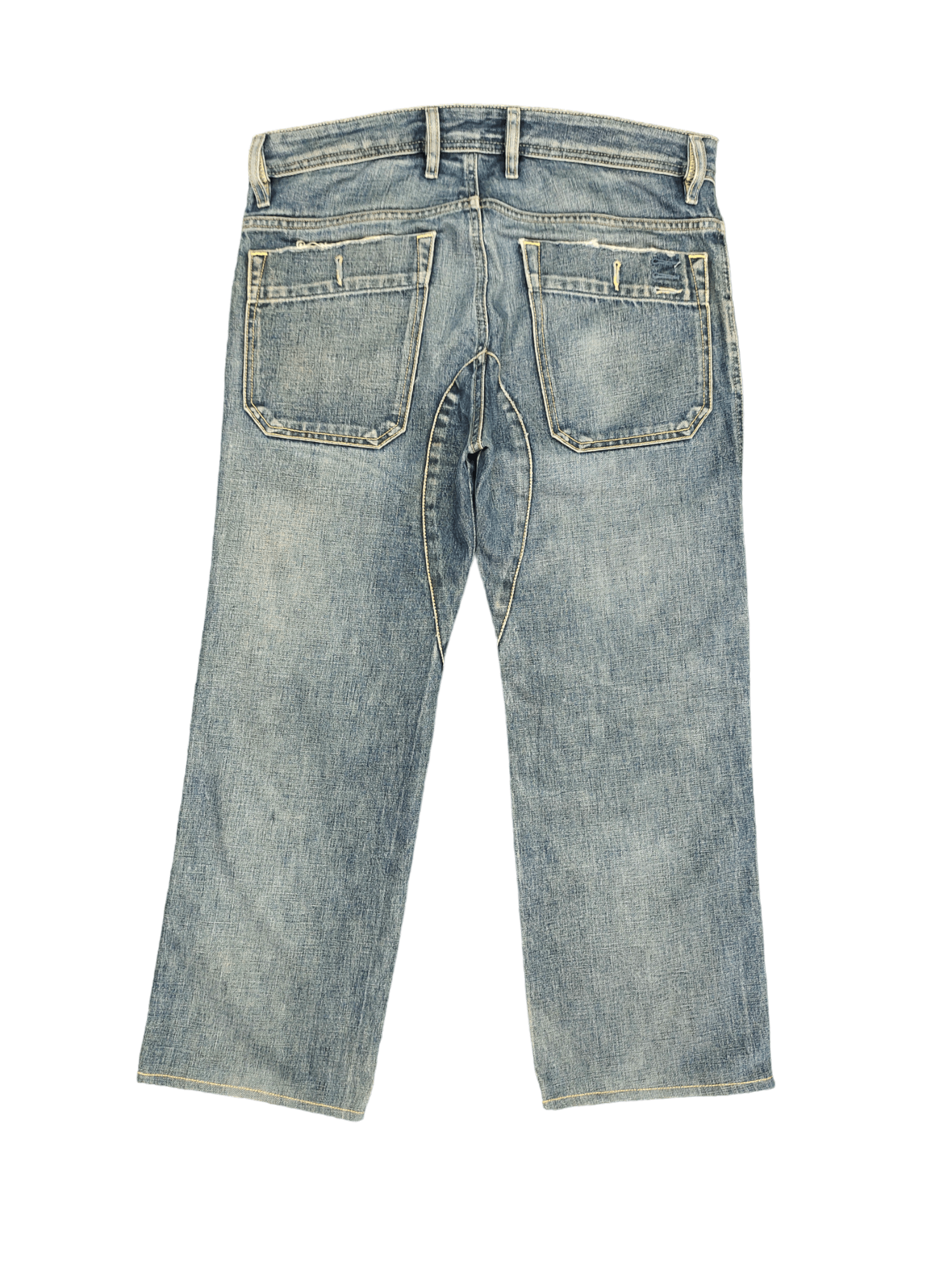 Diesel Wide Leg Jeans Diesel Clawmark Denim Loose Y2k Streetwear Size US 32 / EU 48 - 3 Thumbnail