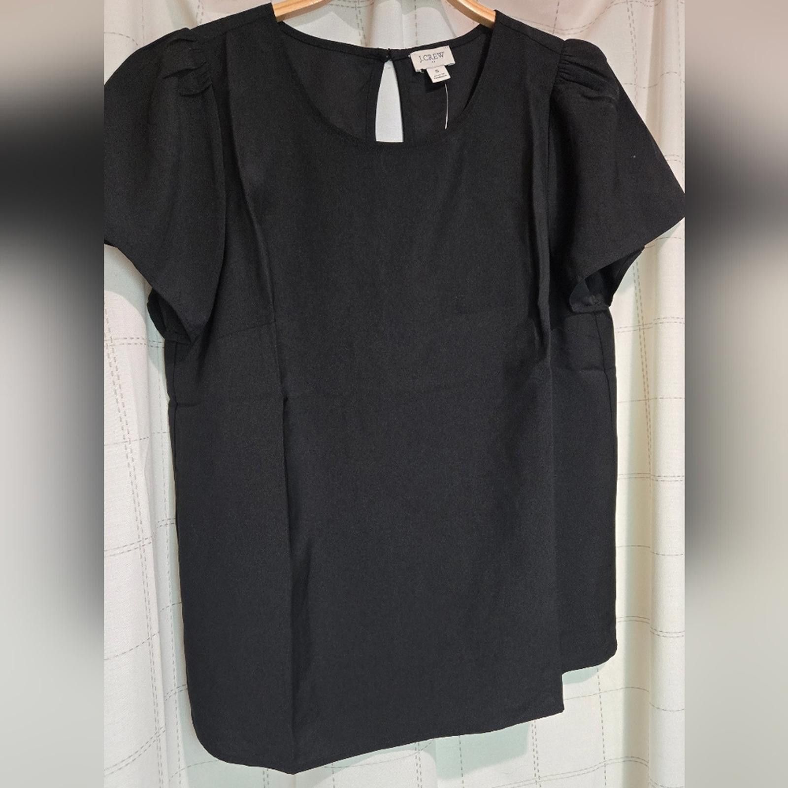 J.Crew J Crew Short-sleeve crepe top- S Size S / US 4 / IT 40 - 2 Thumbnail