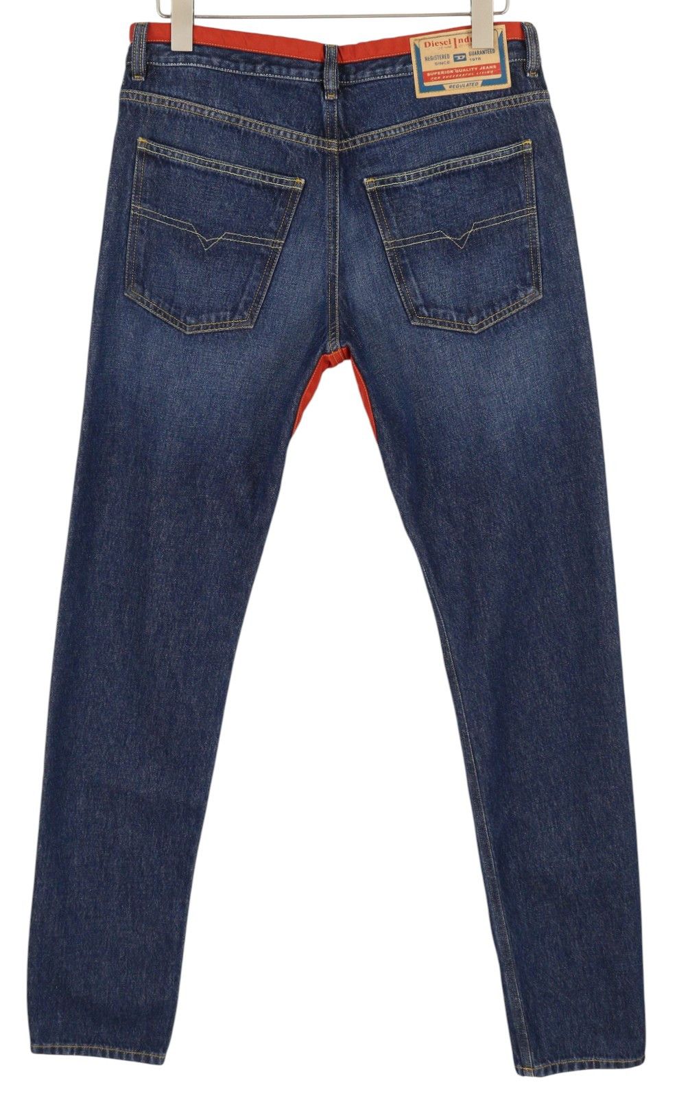 Diesel D-SARK-Z-SP 09C88 W32/L34 Slim Washed Blue Jeans 40893 Size US 32 / EU 48 - 2 Thumbnail