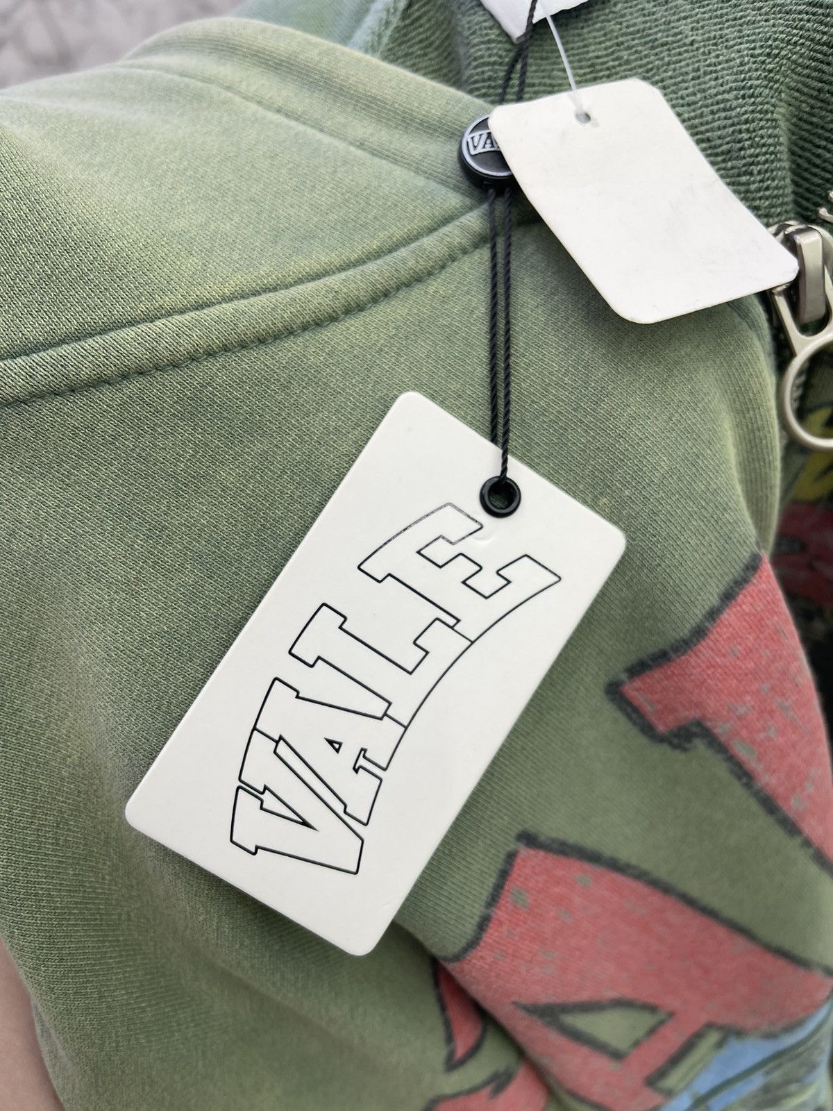 Vale Vale lives “motorcross” zip up hoodie ( green) Size US XL / EU 56 / 4 - 4 Thumbnail