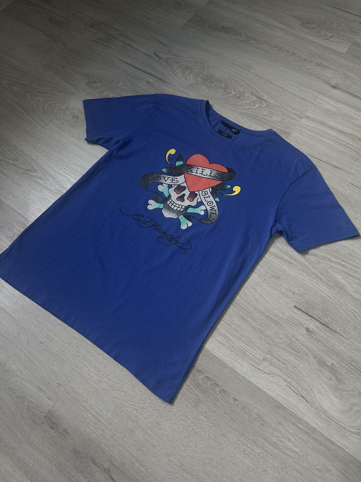 Ed Hardy × Japanese Brand Men’s T-Shirt Ed Hardy Y2K Big Logo Size US M / EU 48-50 / 2 - 3 Thumbnail