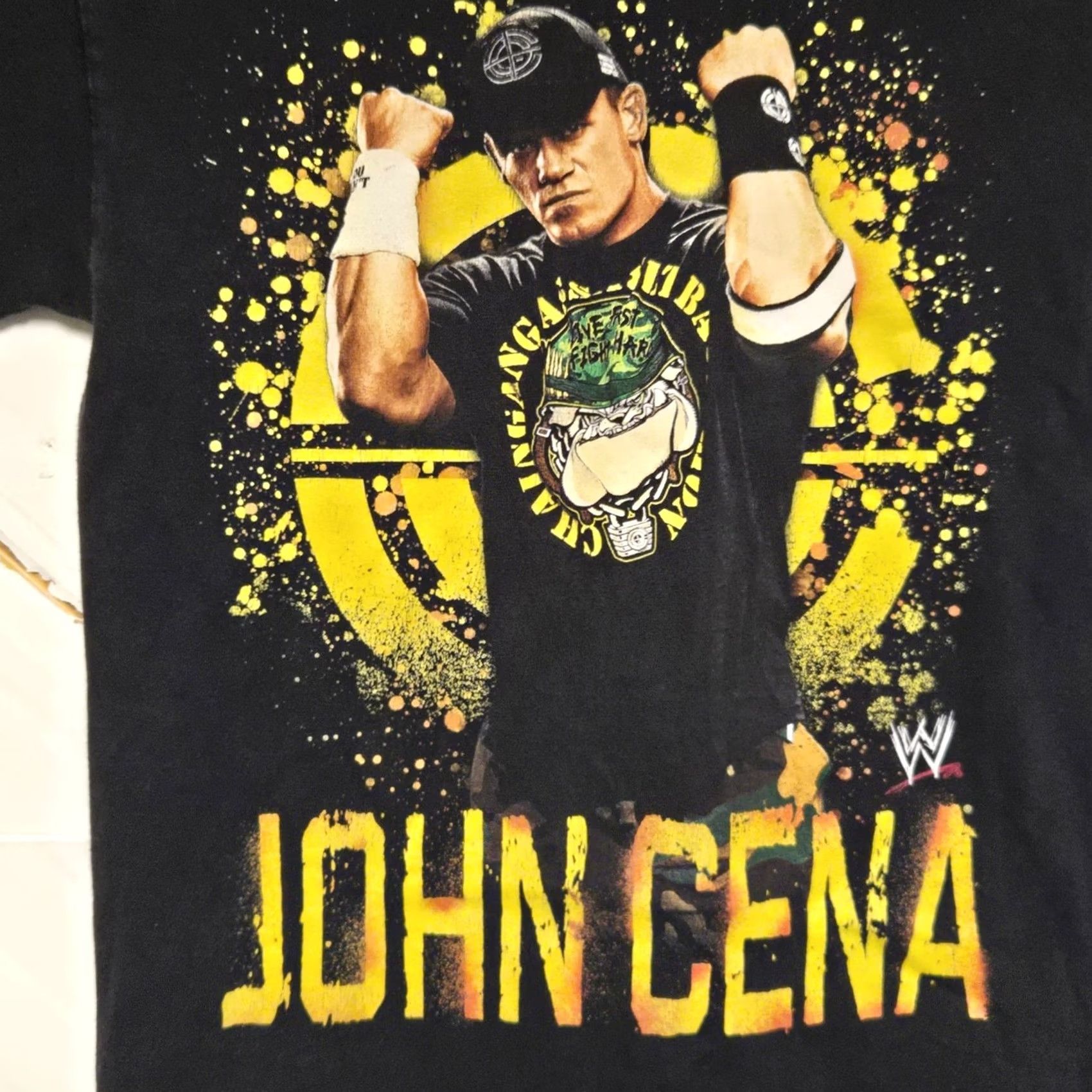 Delta VINTAGE John Cena WWE Wrestling T Shirt Black Mens Size Small Hustle Loyalty Respect Y2K Mens S Black Y2K Wrestling T Shirt John Cena WWE Size US S / EU 44-46 / 1 - 2 Thumbnail