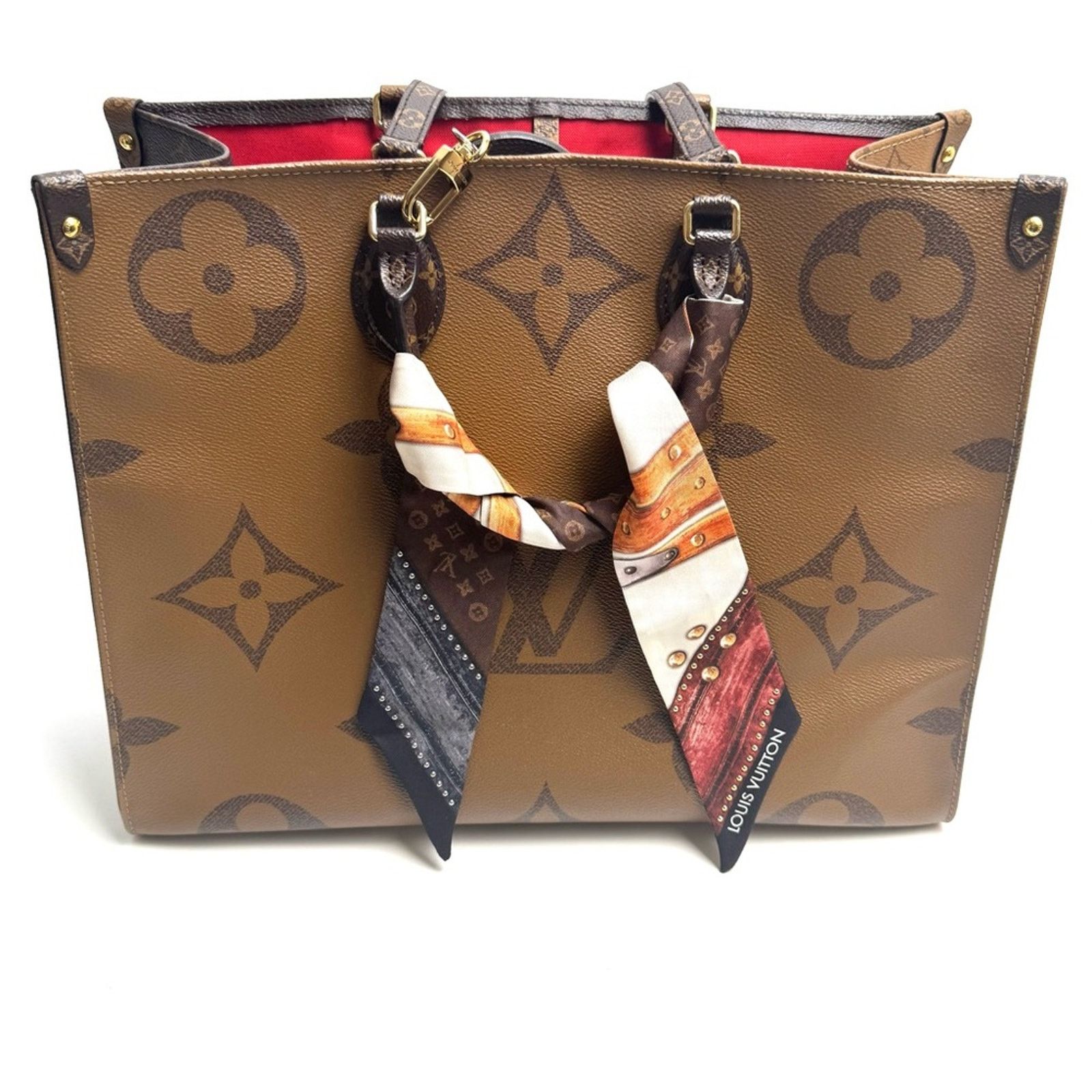 Louis Vuitton Rare LV Monogram Bag Scarf or Vachetta Handle Protector Size ONE SIZE - 2 Thumbnail