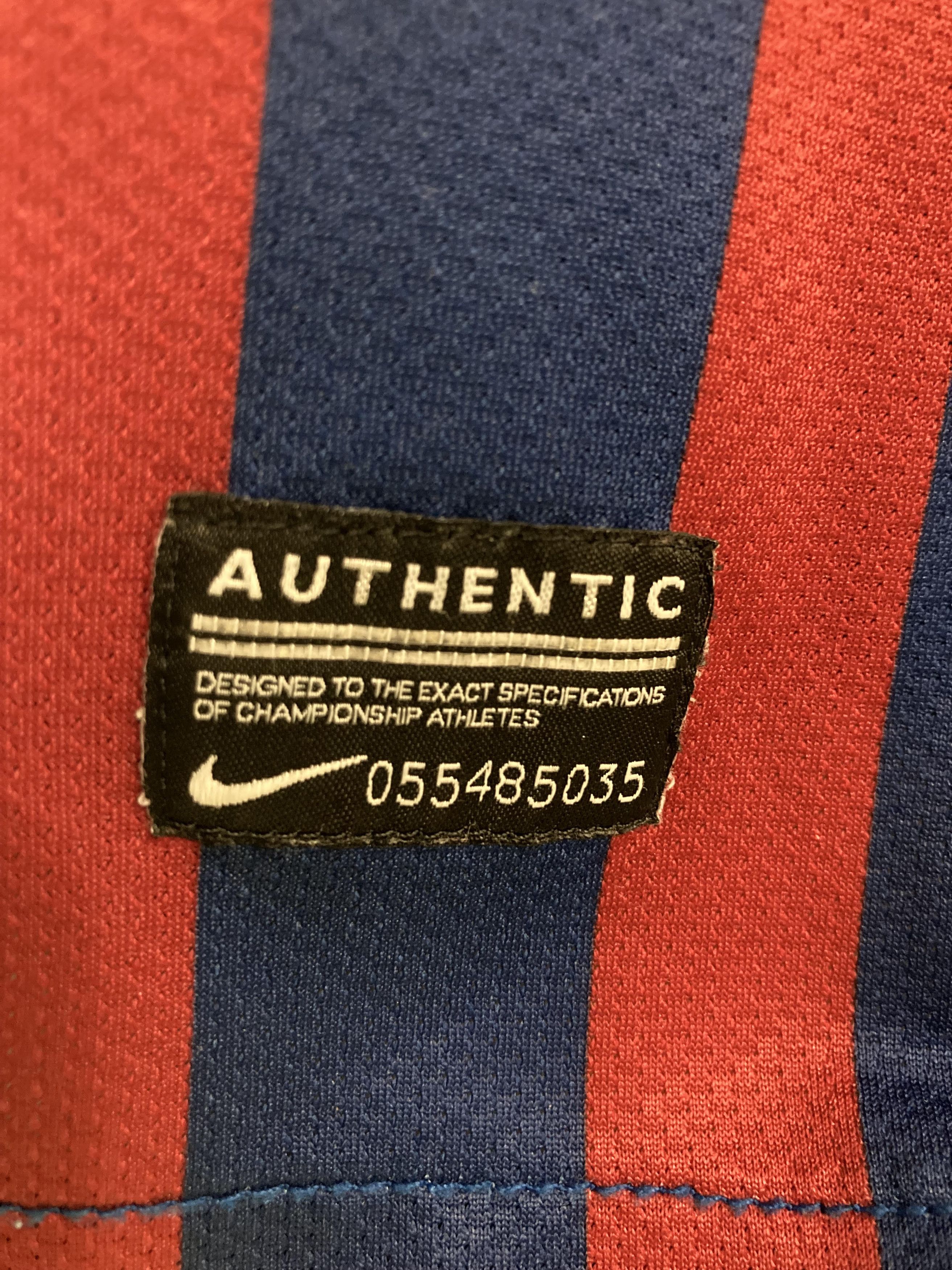 Nike Nike 2011-2012 FC Barcelona Barca FCB Home Jersey Shirt Size US L / EU 52-54 / 3 - 6 Thumbnail