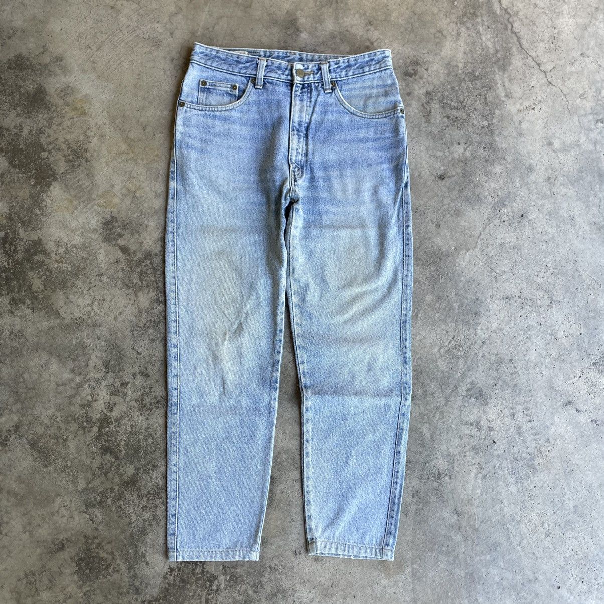 Vintage 🔥Vintage Bobson Stoned Washed Classic Distress Denim Jeans Size US 30 / EU 46 - 1 Thumbnail