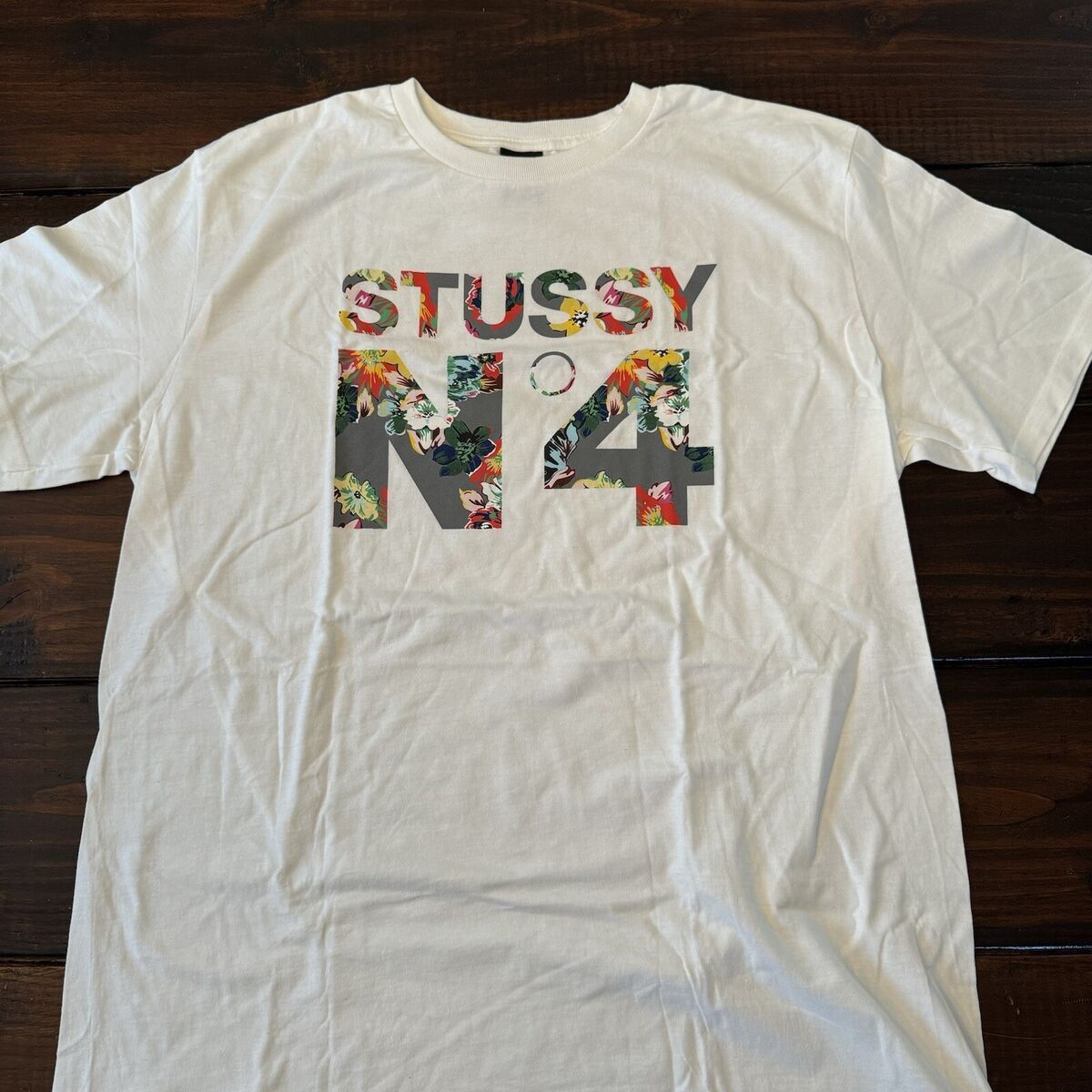 Stussy Vintage Stussy No.4 Hawaii Floral Tee Size US XL / EU 56 / 4 - 1 Thumbnail
