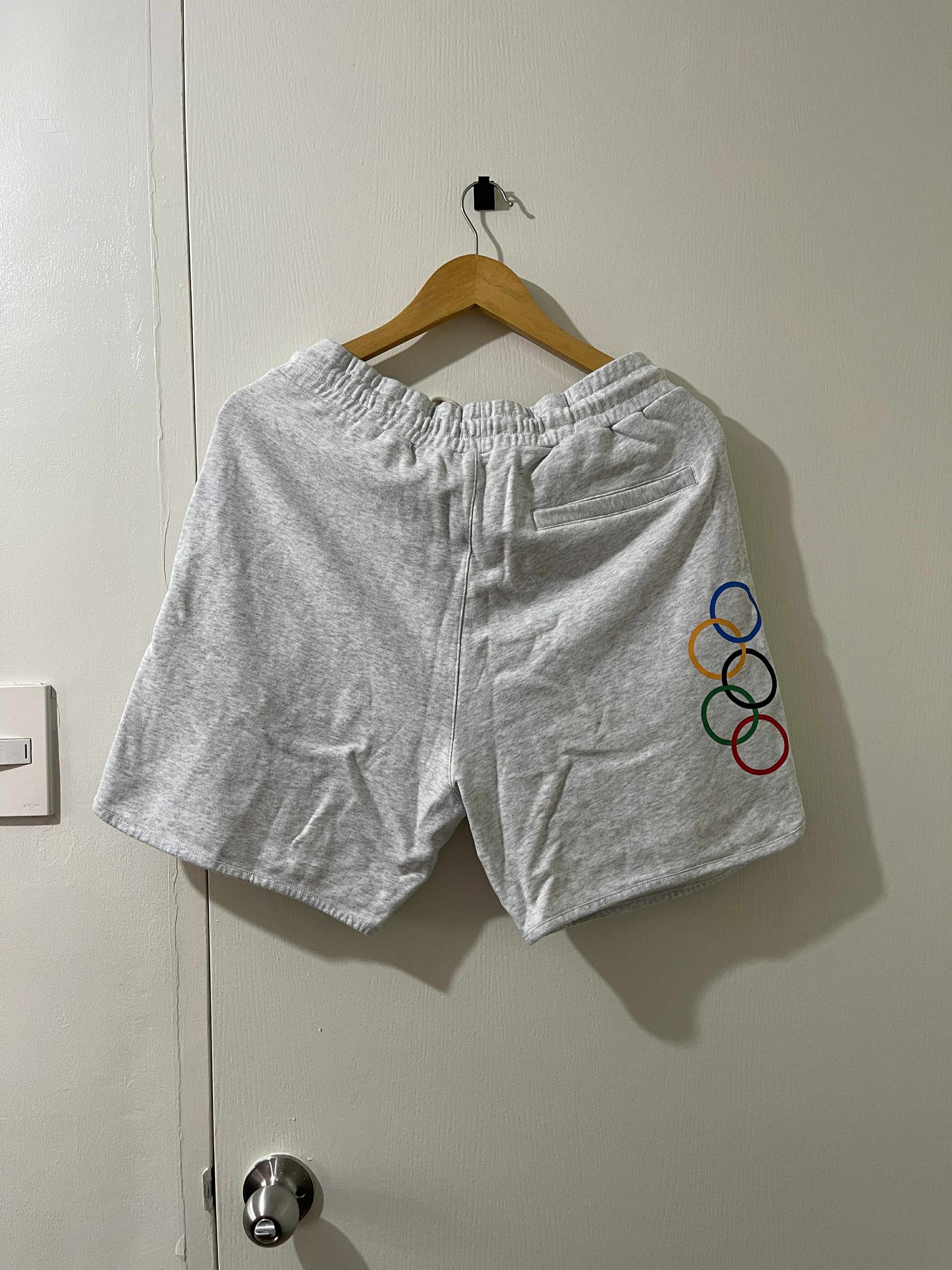 Kith Kith for Team USA 5 Rings Jordan Short Light Heather Grey Size US 31 - 4 Thumbnail