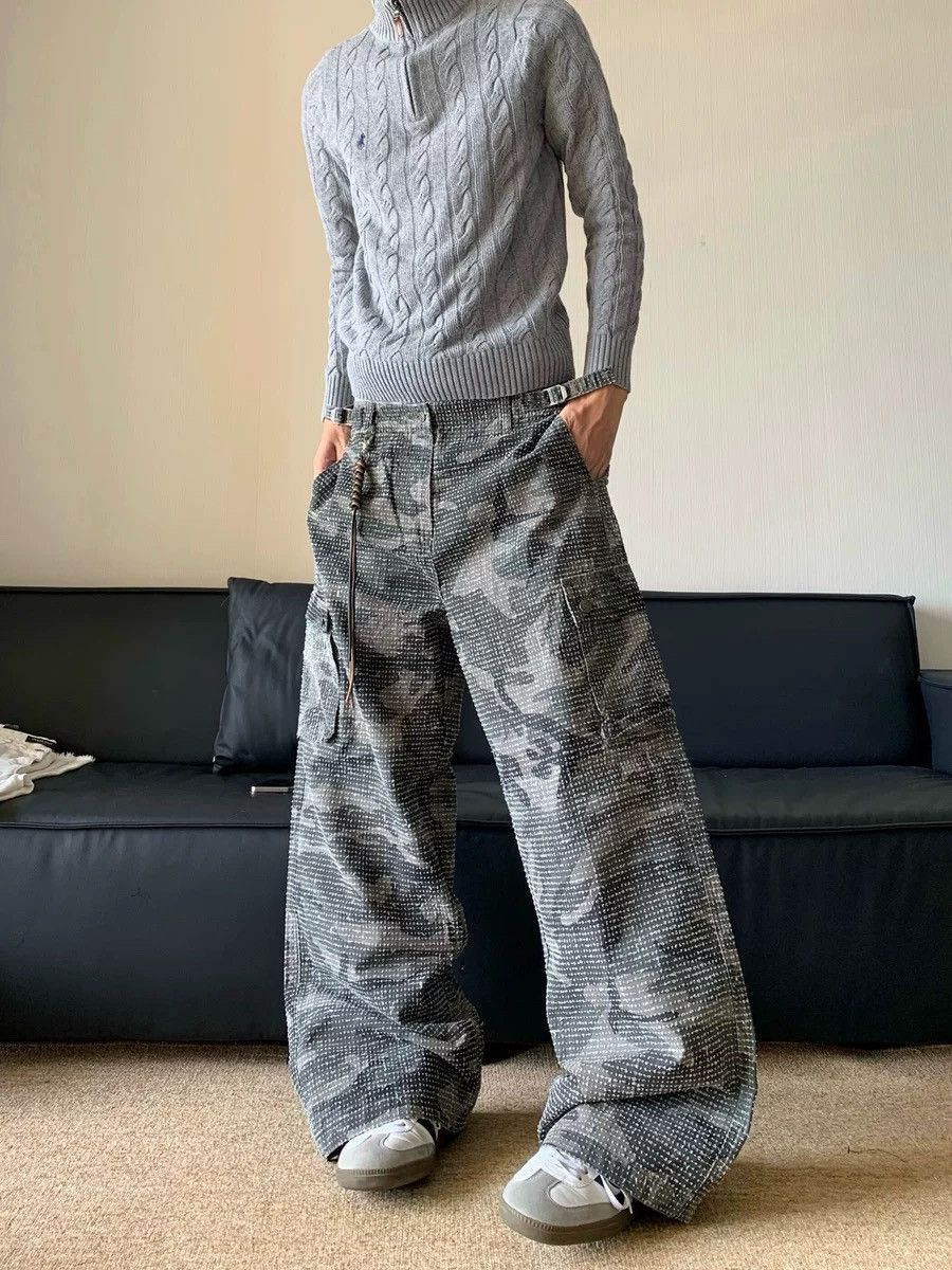 Designer × Vintage Retro punk pants Size US 32 / EU 48 - 1 Thumbnail