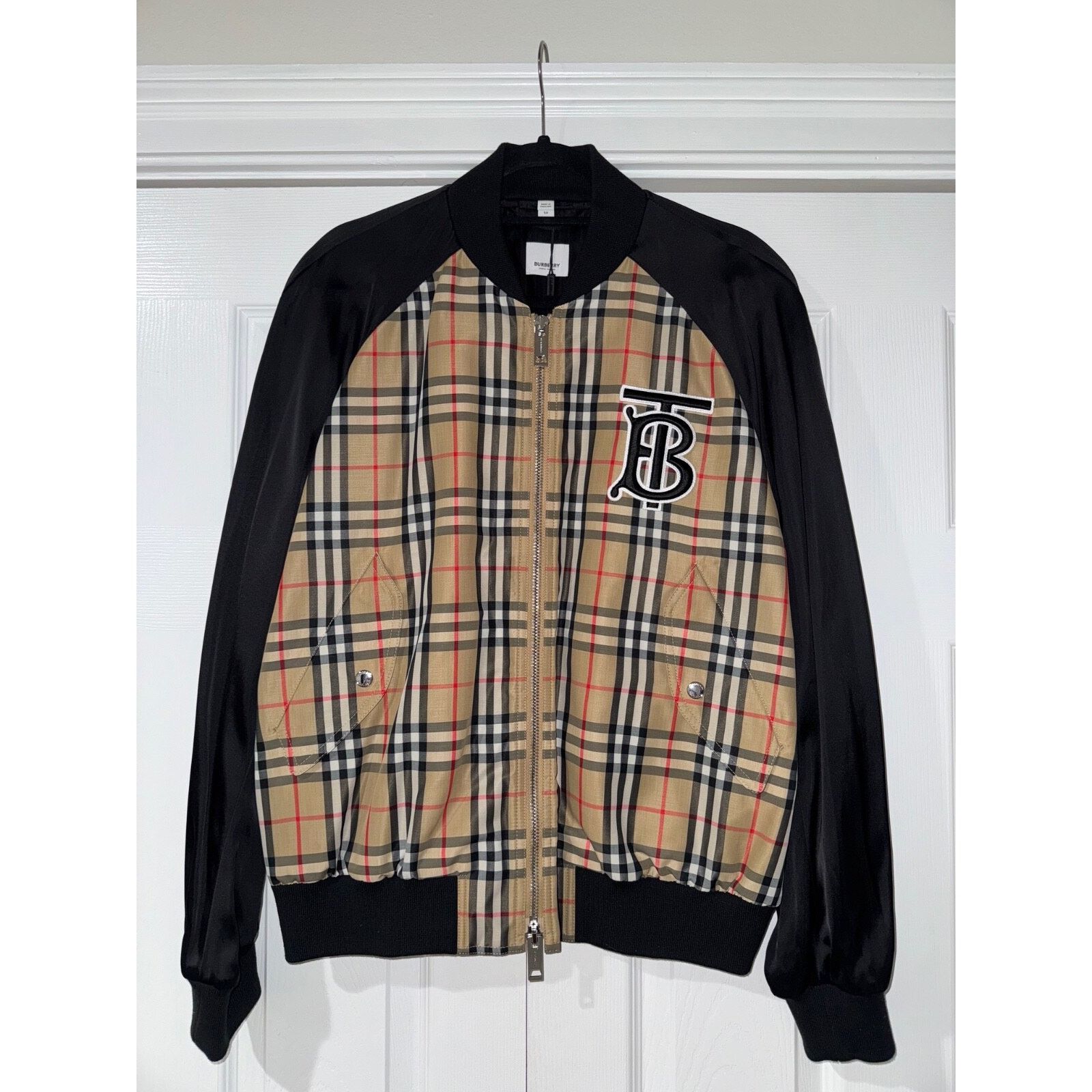 Burberry Burberry Harlington Nova Archive Bomber Varsity Jacket 50 40 Size US M / EU 48-50 / 2 - 2 Thumbnail