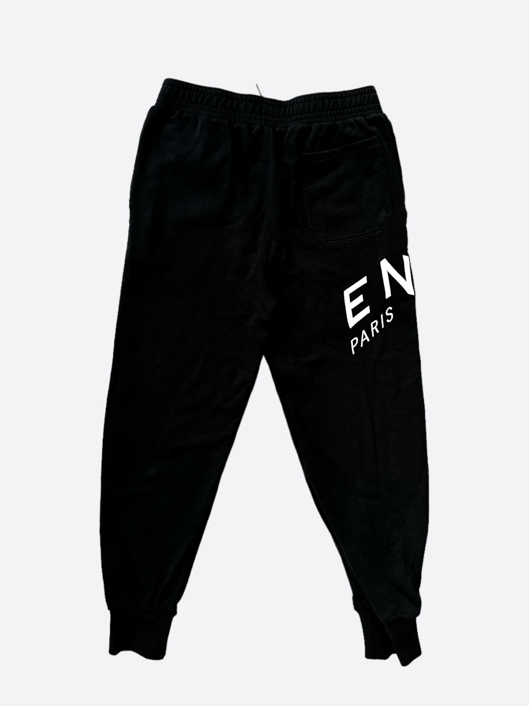 Givenchy Givenchy Black & White Embroidered Sweatpants Size US 38 / EU 54 - 2 Thumbnail