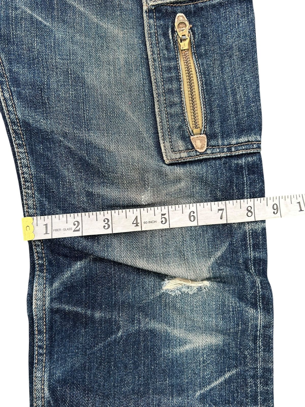 Kapital Vintage ETERNAL Selvedge Distressed Denim Jeans Size US 30 / EU 46 - 23 Thumbnail