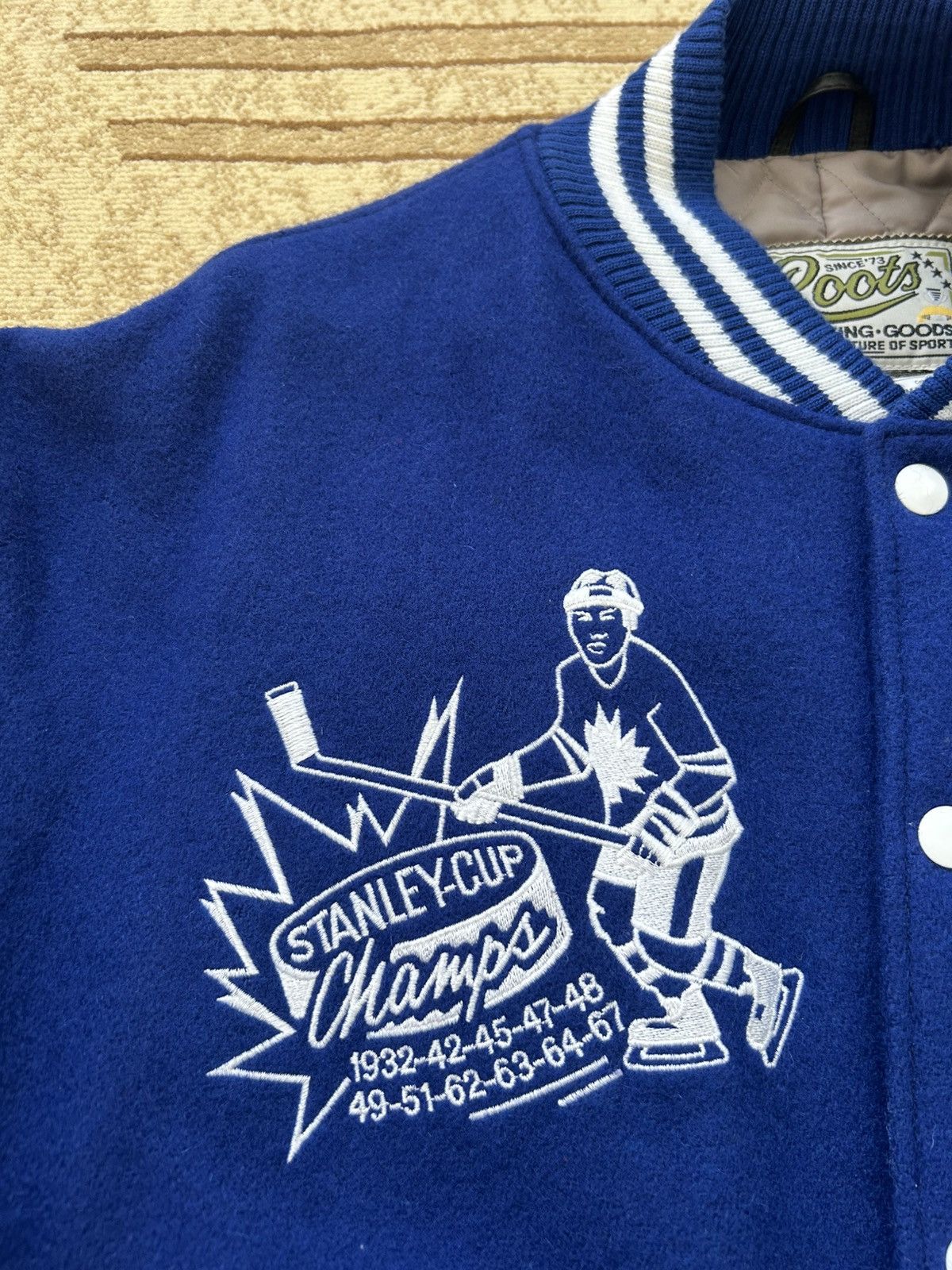 Roots Vintage Roots Toronto Maple Leafs Wool Varsity Jacket Size US M / EU 48-50 / 2 - 6 Thumbnail
