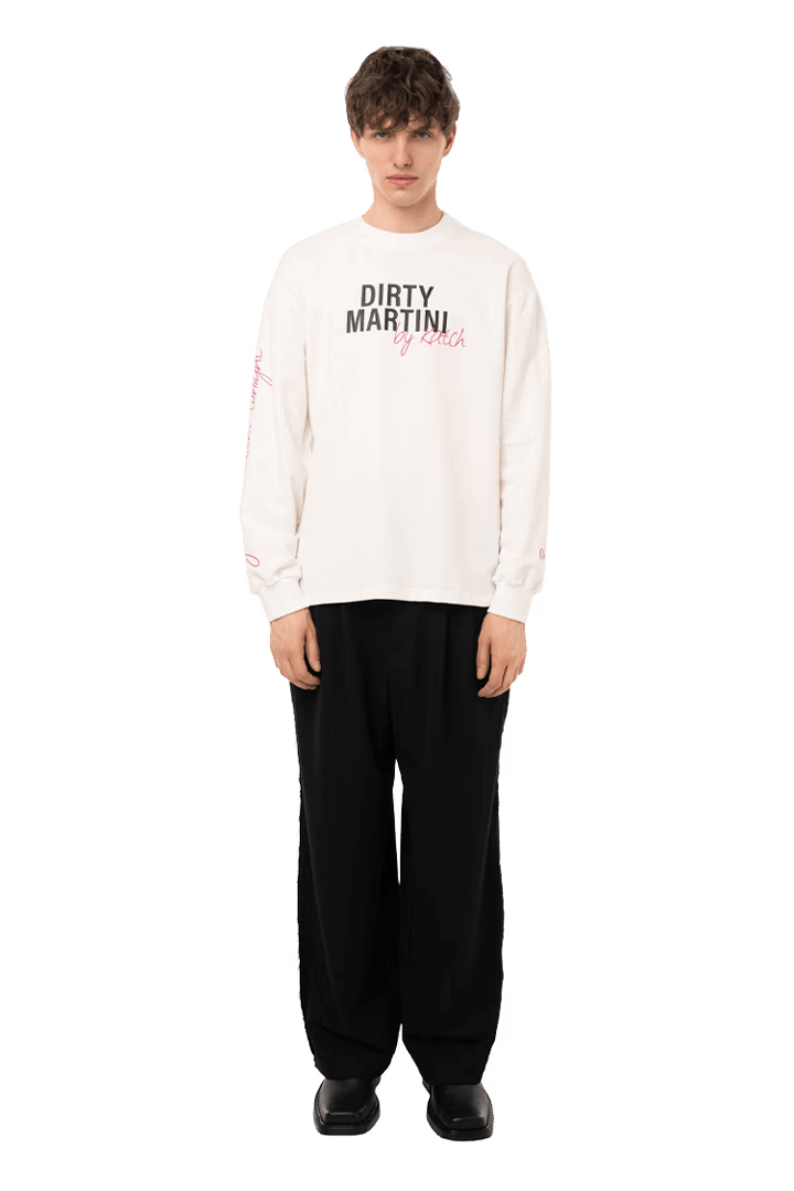 Other katch Dirty Martini Cuffed Long Sleeve Tee - Cream Size US XL / EU 56 / 4 - 3 Thumbnail