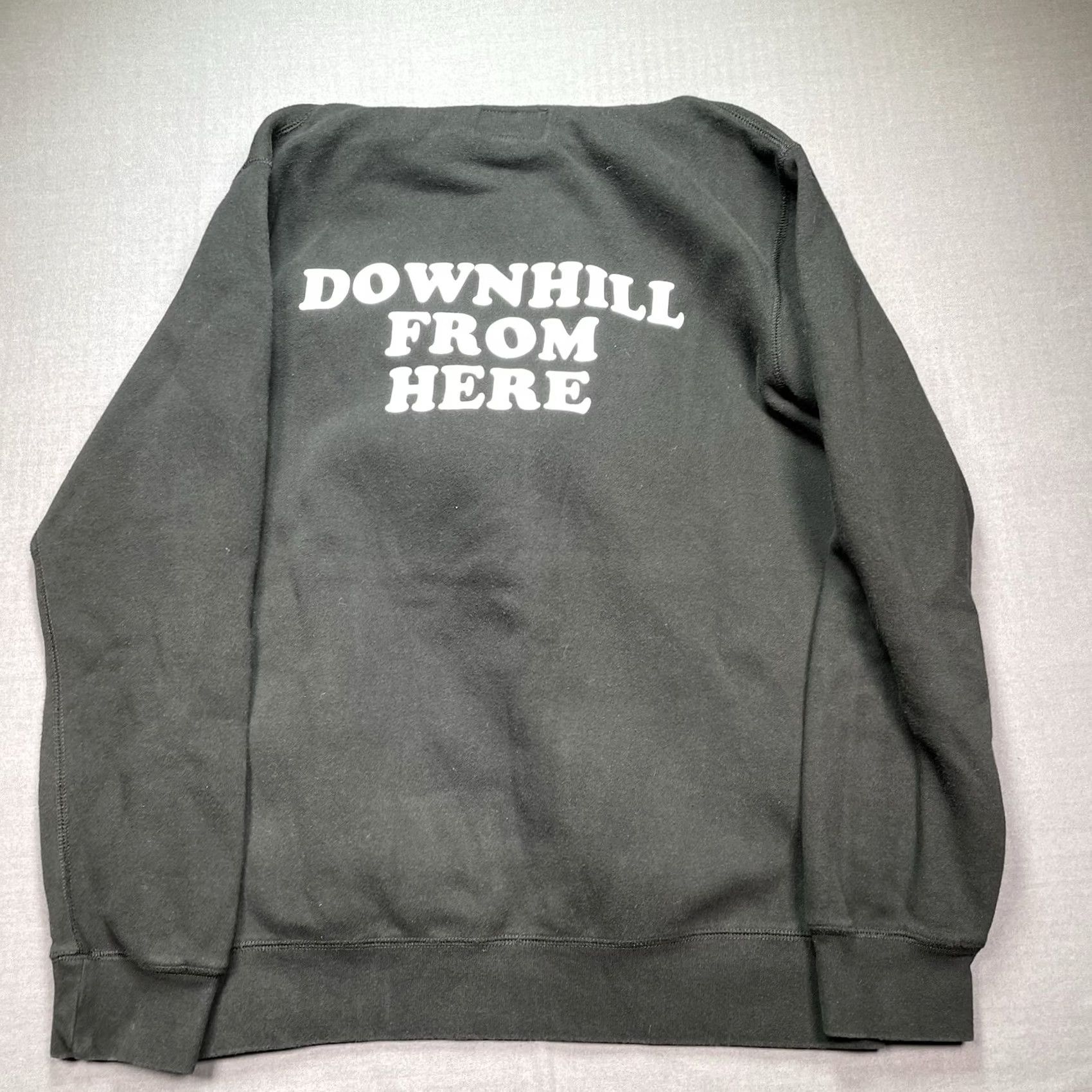 Huf HUF x Peanuts Hoodie Men’s Small Snoopy “Downhill From Here” Black Pullover Size US S / EU 44-46 / 1 - 5 Thumbnail