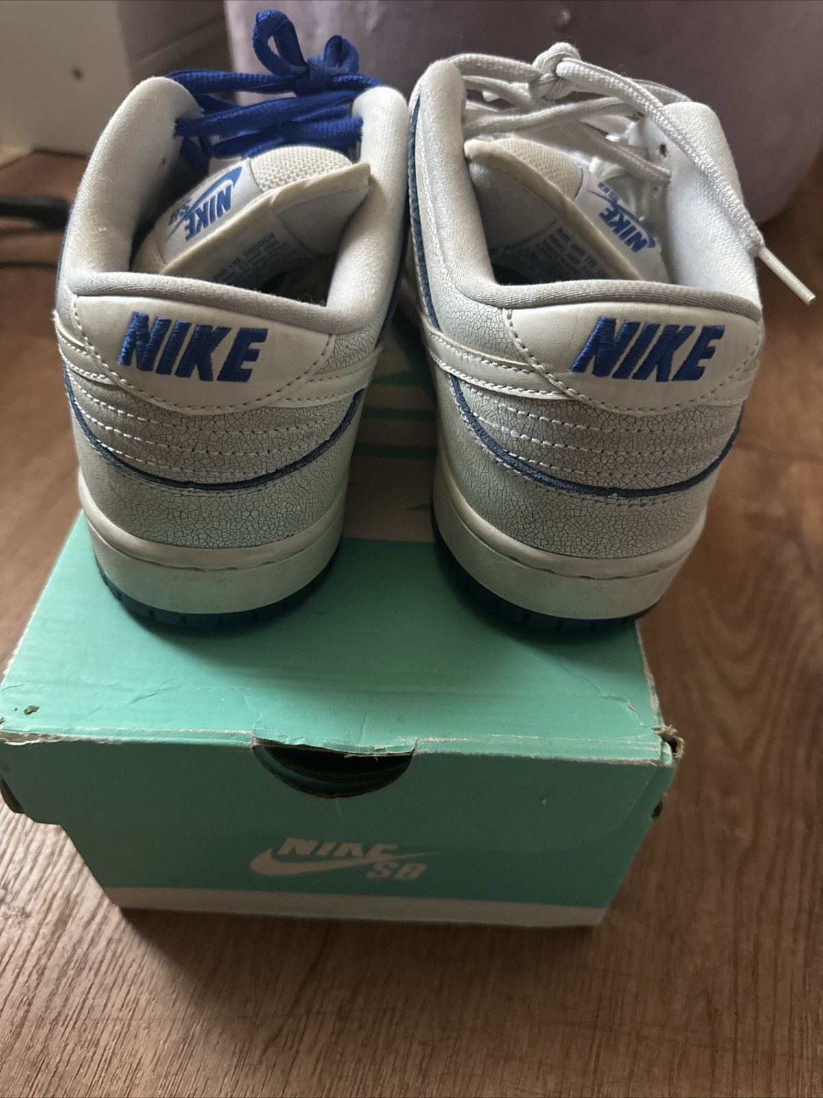 Nike Nike sb cracked leather royal size 9 Size US 9 / EU 42 - 3 Thumbnail
