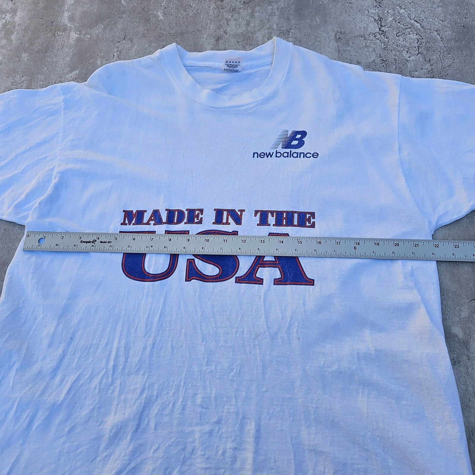New Balance Vintage New Balance Shirt 1980's Size XL White Size US XL / EU 56 / 4 - 4 Thumbnail