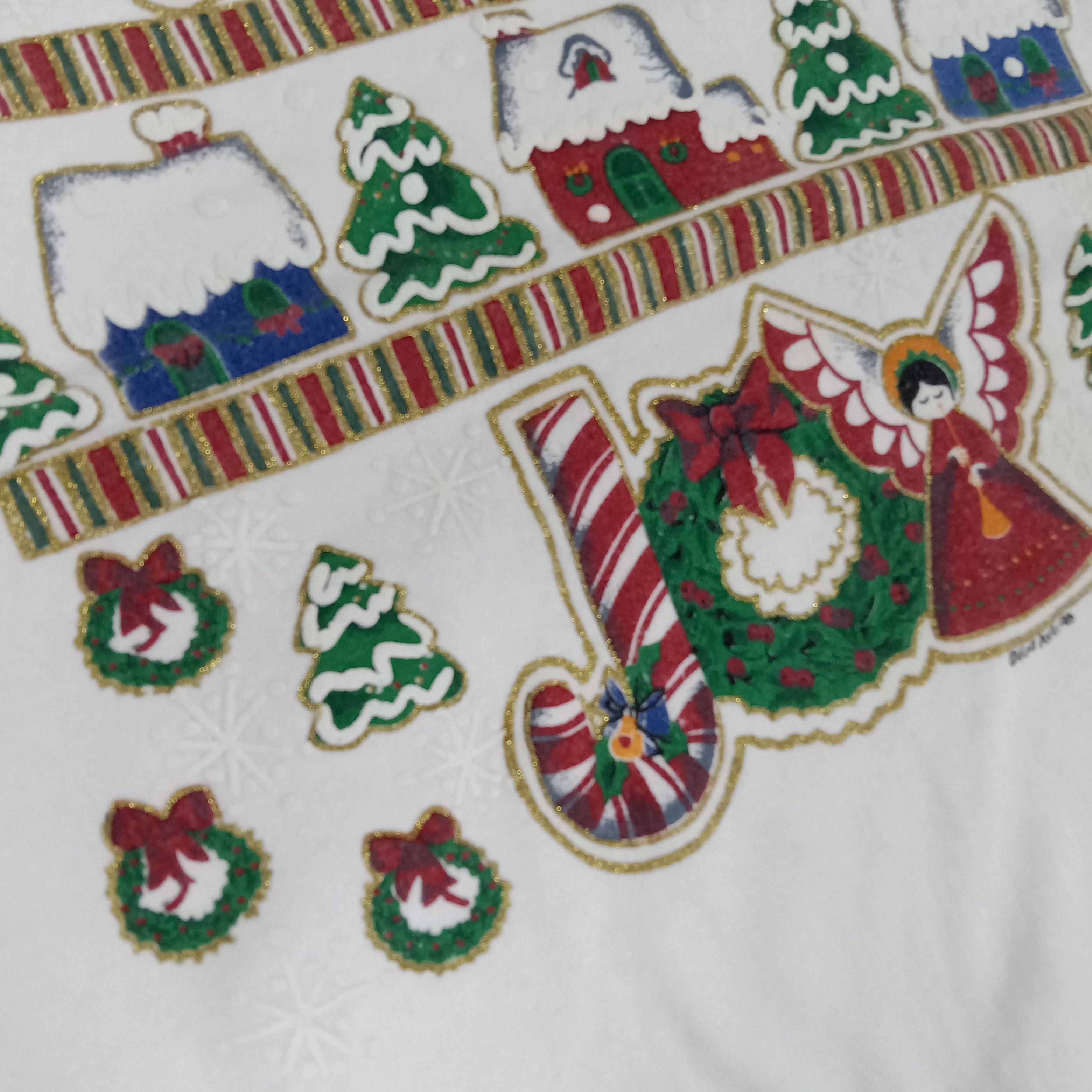 Vintage Marry Christmas Noel Joy Art by FunArt.93 Sweatshirt Size US XL / EU 56 / 4 - 3 Thumbnail