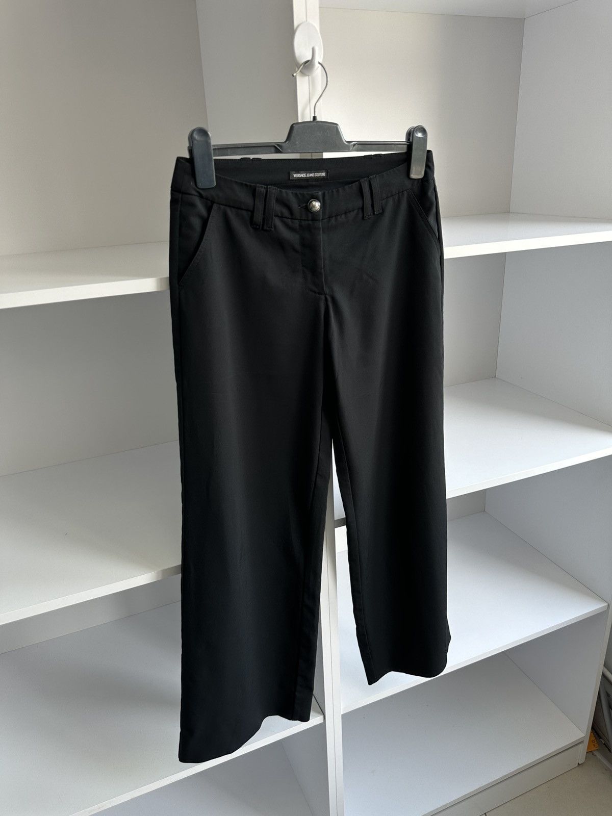 Versace × Versace Jeans Couture × Vintage Vintage Versace Jeans Couture Flared Straight Woman Pants Size 28" / US 6 / IT 42 - 2 Thumbnail