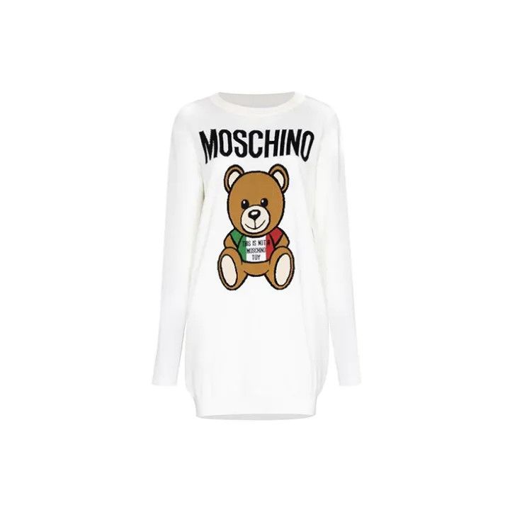 Moschino Moschino Mini Casual Long Sleeve Dress for Women 0079 Size XS / US 0-2 / IT 36-38 - 1 Thumbnail