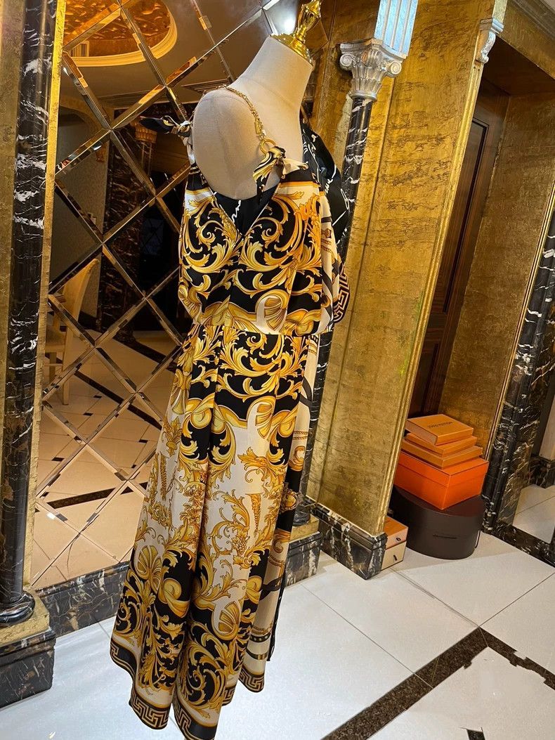 Versace Versace Asymmetrical mulberry silk dress dress Size M / US 6-8 / IT 42-44 - 5 Thumbnail