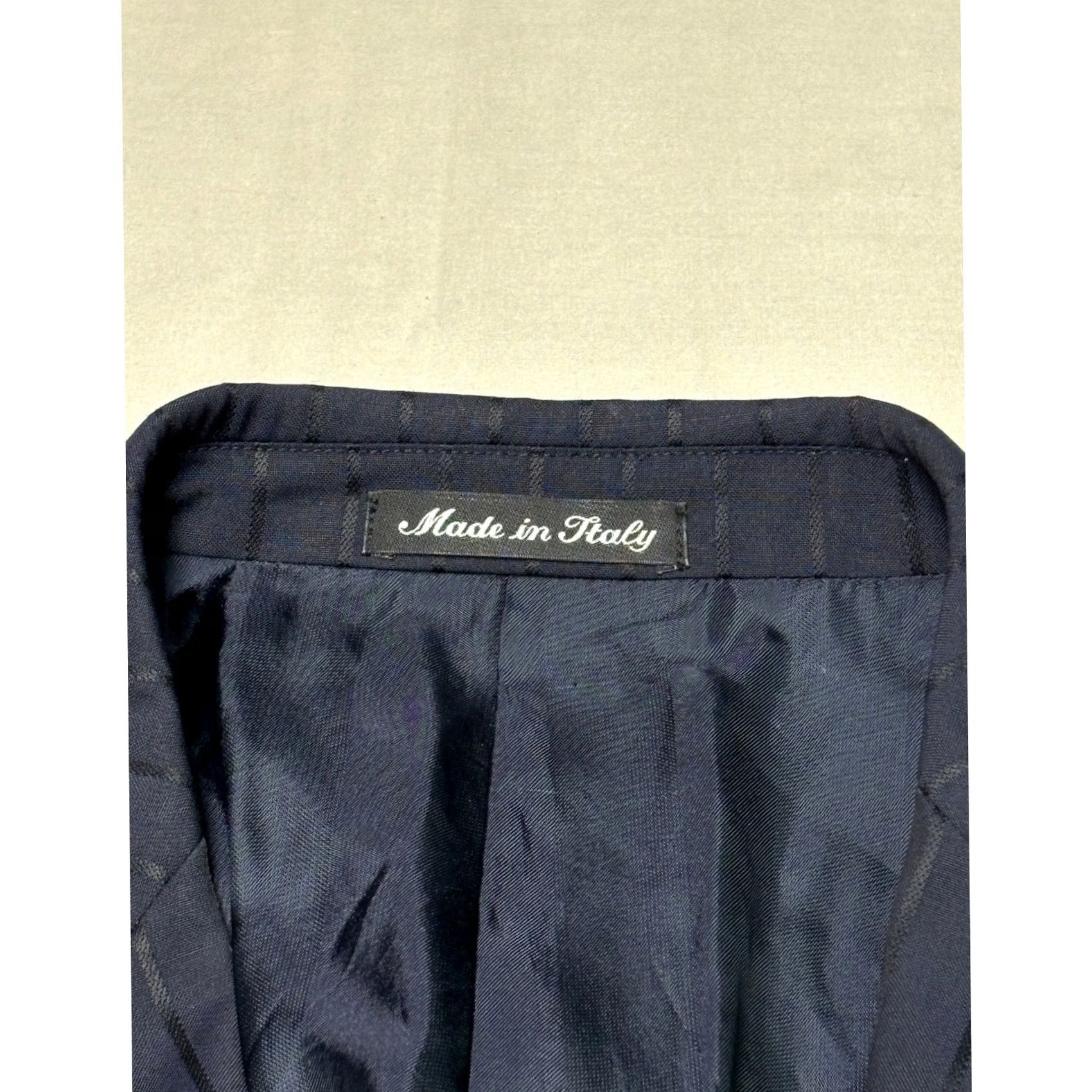 Pal Zileri Pal Zileri Cerimonia Mens Navy Pinstripe 100s Wool Blazer Italy 54R Eu 44R US Size 44R - 4 Thumbnail