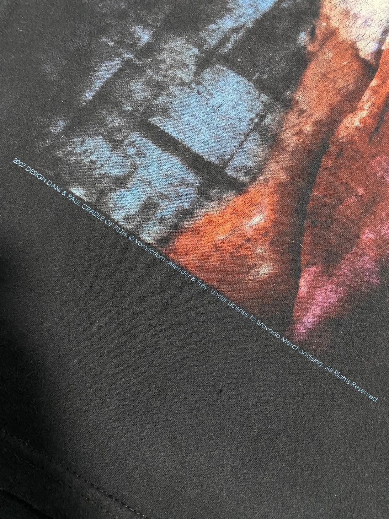 Fruit Of The Loom Cradle Of Filth LS Supreme Vampyric Evil 2007 Size US XL / EU 56 / 4 - 6 Thumbnail