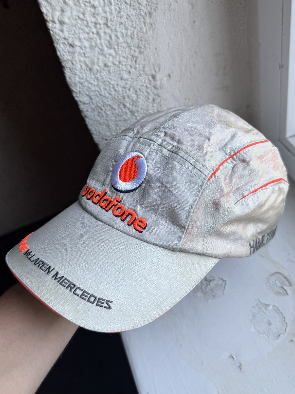 Mercedes-Benz Vodafone McLaren Mercedes 5-Panel Cap Hamilton F1 Vintage Size ONE SIZE - 5 Thumbnail
