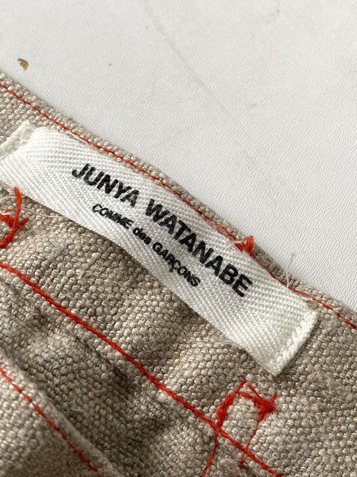 Comme des Garcons Rare F/W 02 Junya Watanabe/CDG Ramie/Jute Flared Biker Jeans Size US 30 / EU 46 - 9 Thumbnail