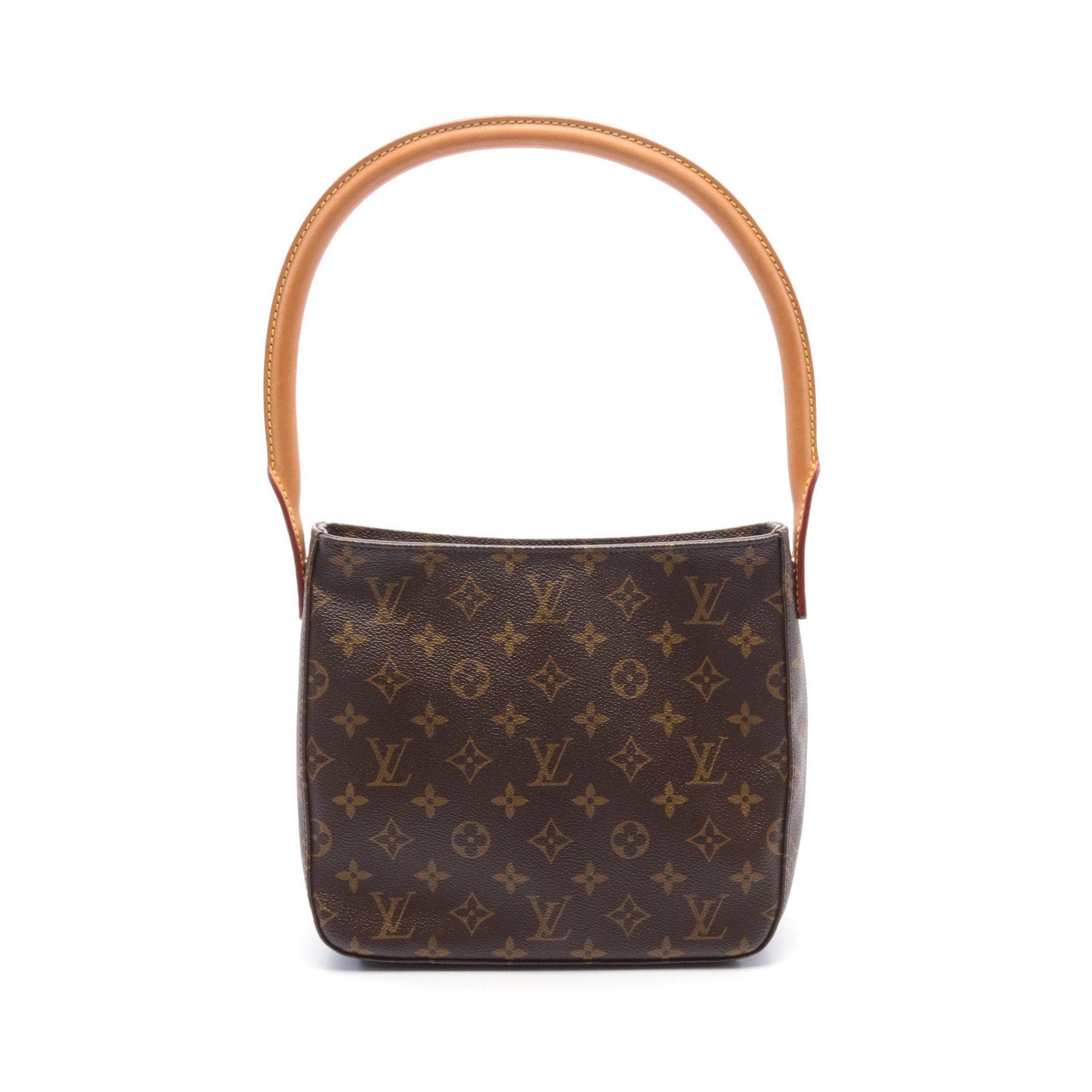 Louis Vuitton Louis Vuitton Looping Mm Monogram Shoulder Bag Leather Brown Size ONE SIZE - 1 Thumbnail