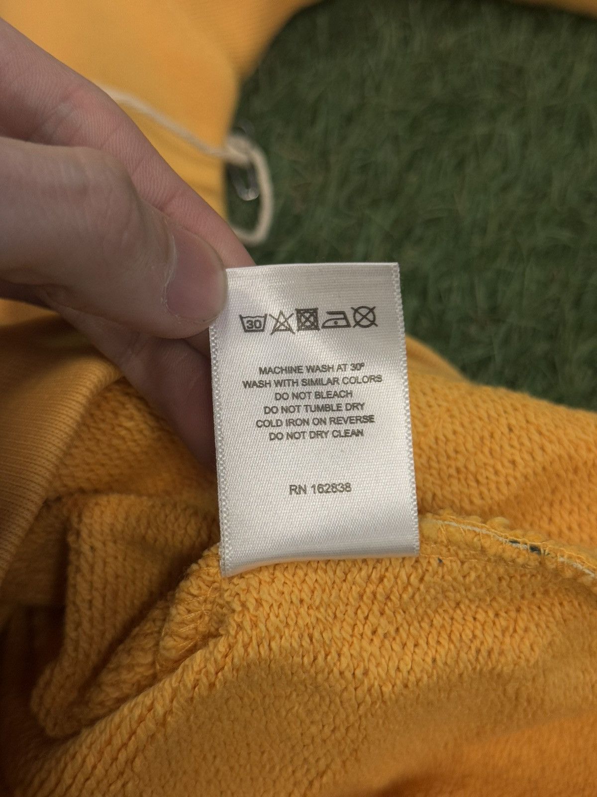 Cactus Plant Flea Market × DENIM TEARS Denim Tears CPFM Yellow Cotton Wreath Hoodie M (NEW) Size US S / EU 44-46 / 1 - 8 Thumbnail