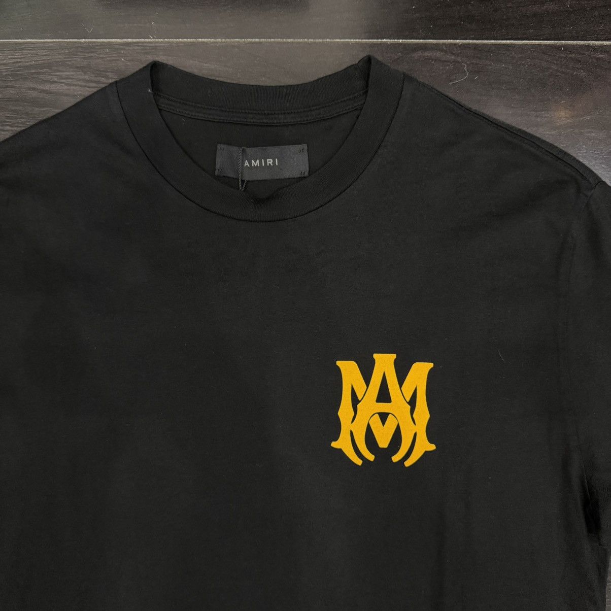Amiri Amiri MA Logo Tee Black/Yellow Size US S / EU 44-46 / 1 - 3 Thumbnail